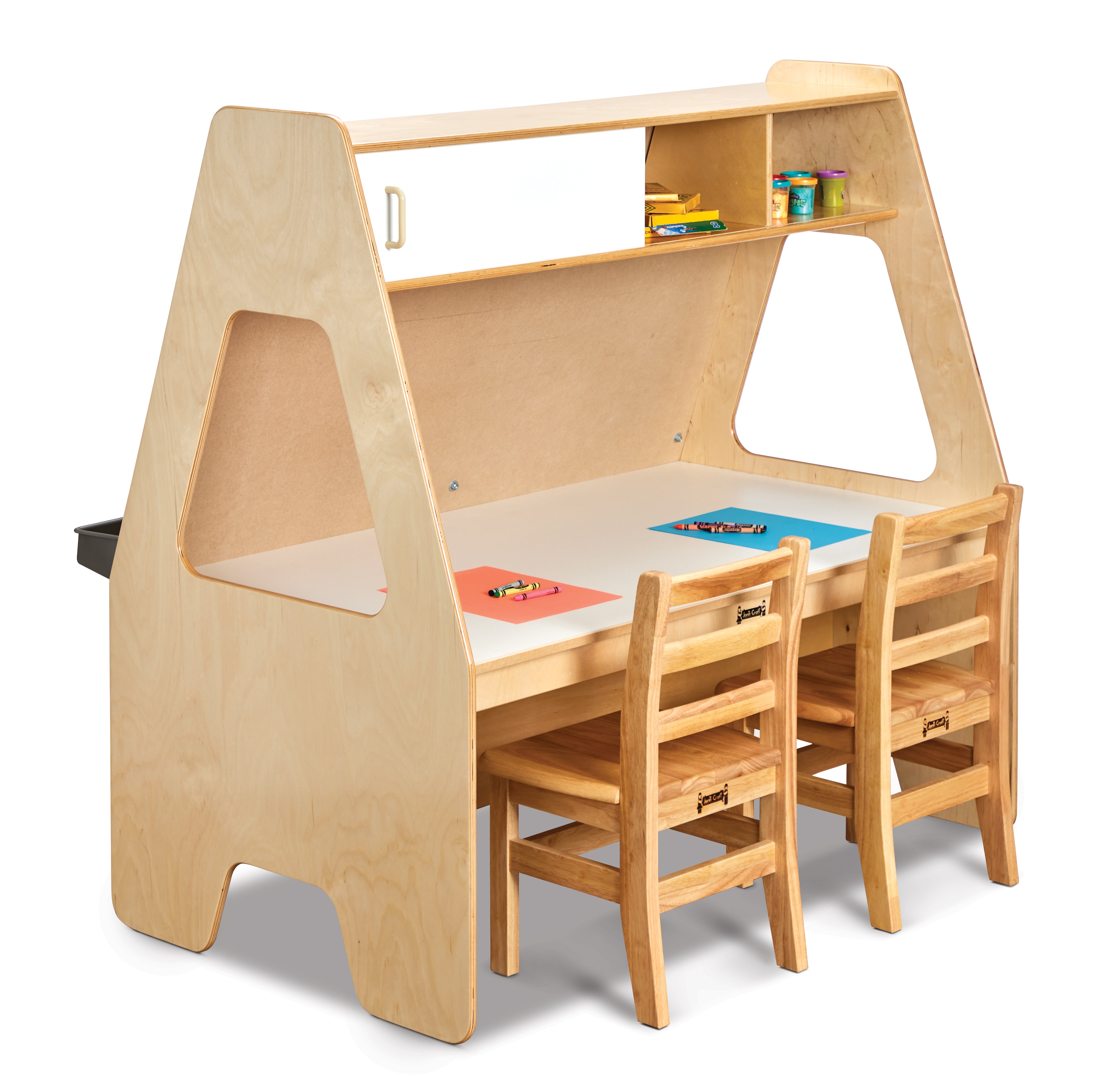 Jonti-Craft® Twin Activity Center — 7821JC_chairs.jpg