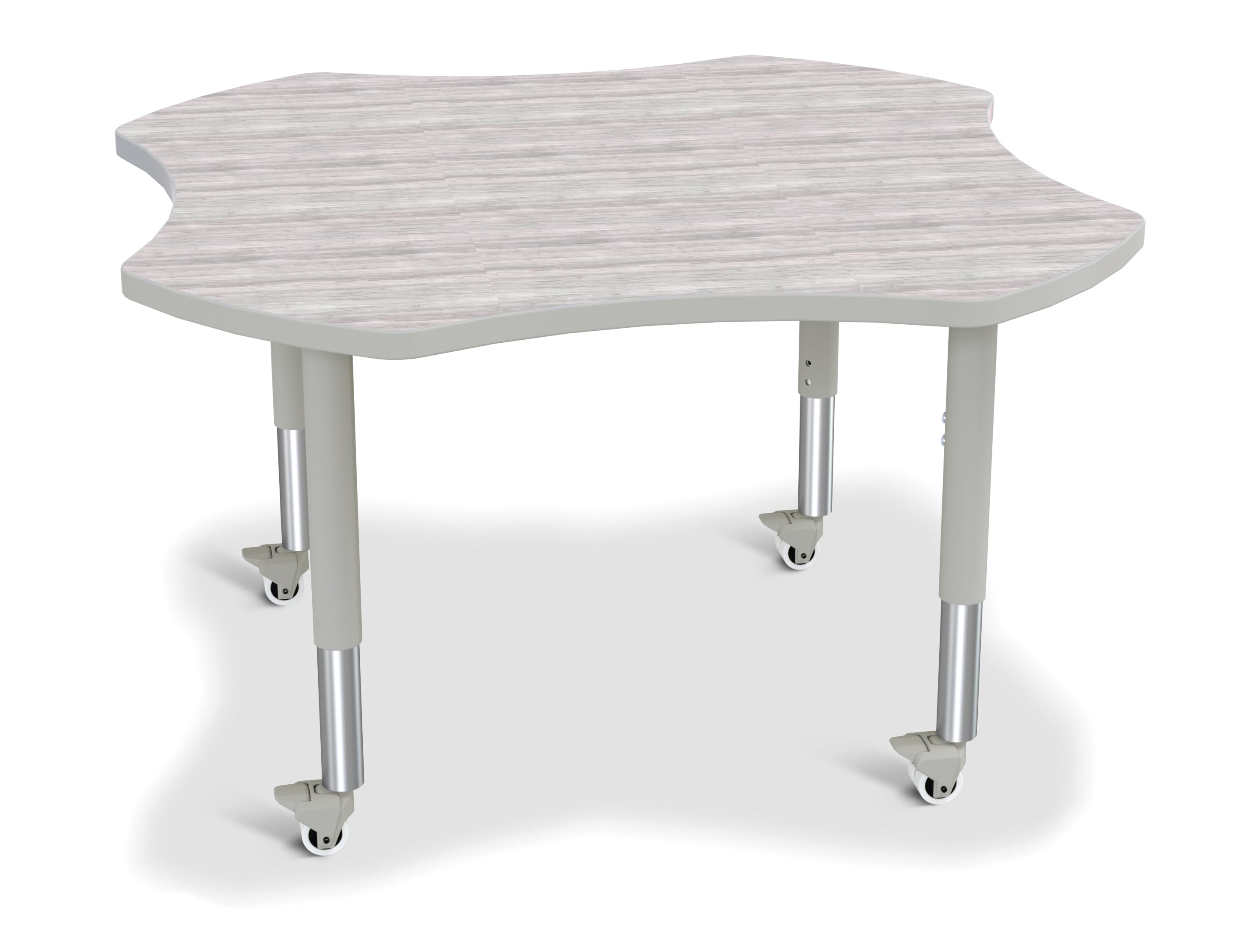 Berries® Four Leaf Activity Table - Driftwood — 6453JCM450.jpg