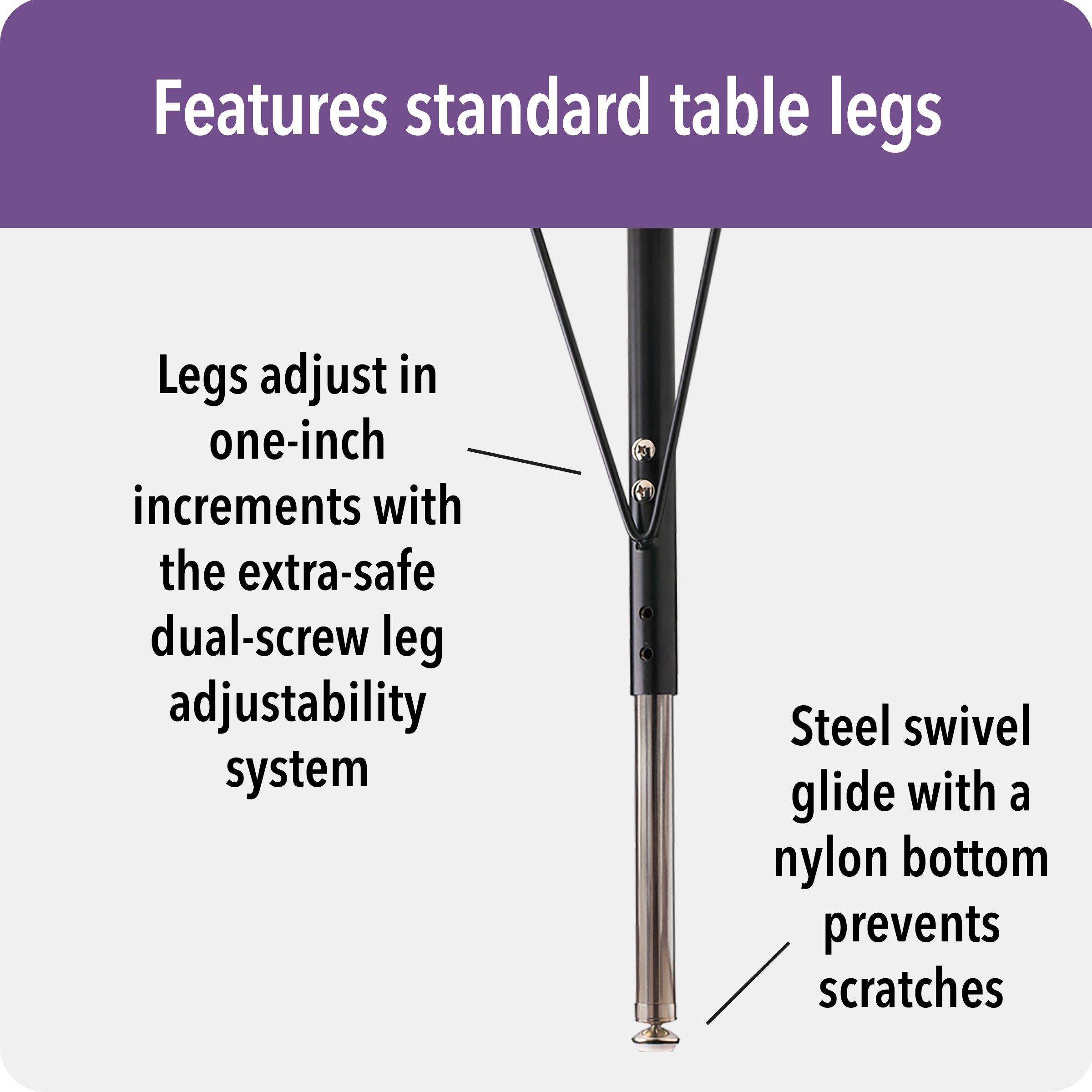 Berries® Rectangle Activity Table - Freckled — Berries-tables-legs.png