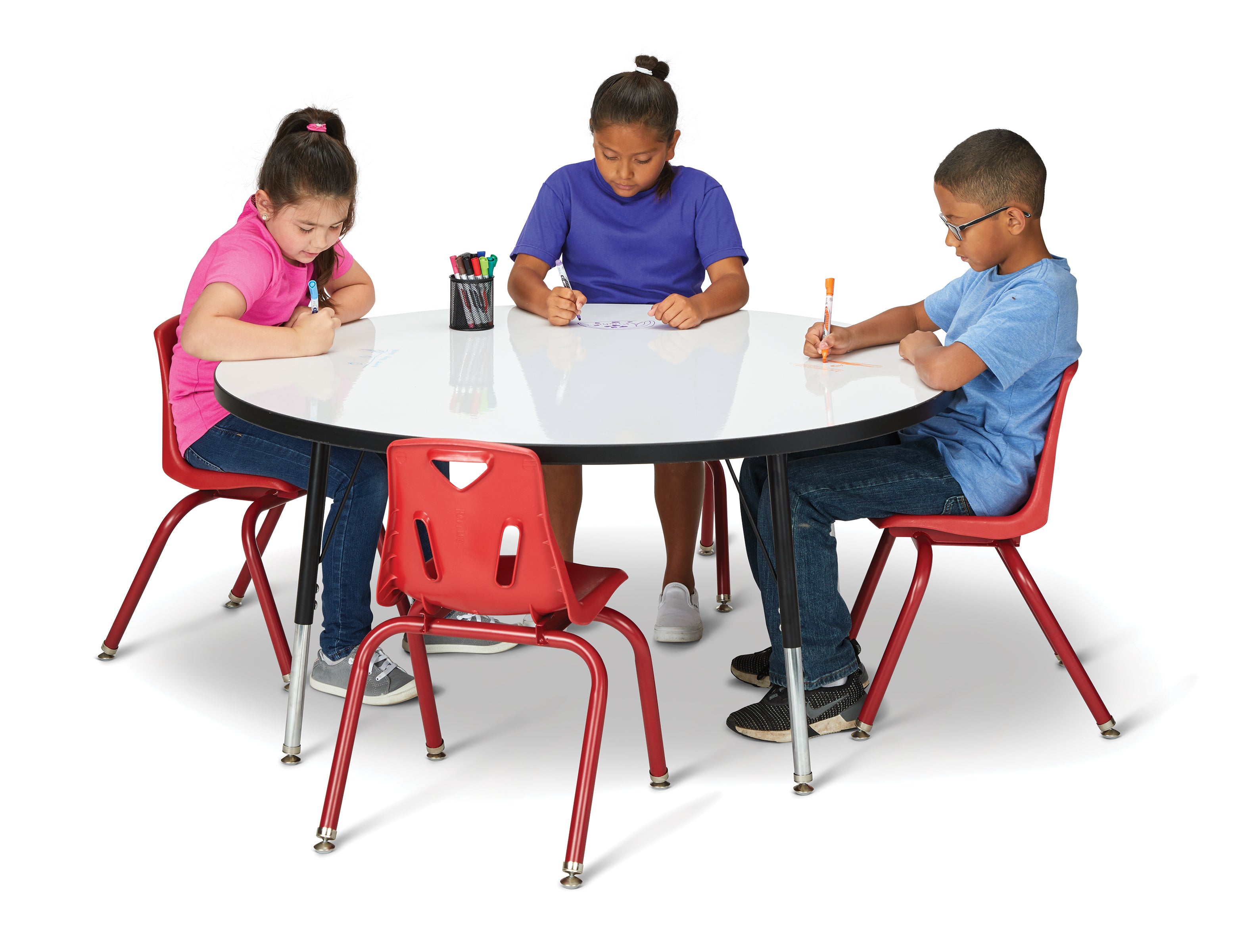 Berries® Round Dry Erase Table — 6433JCE420_wkids.jpg