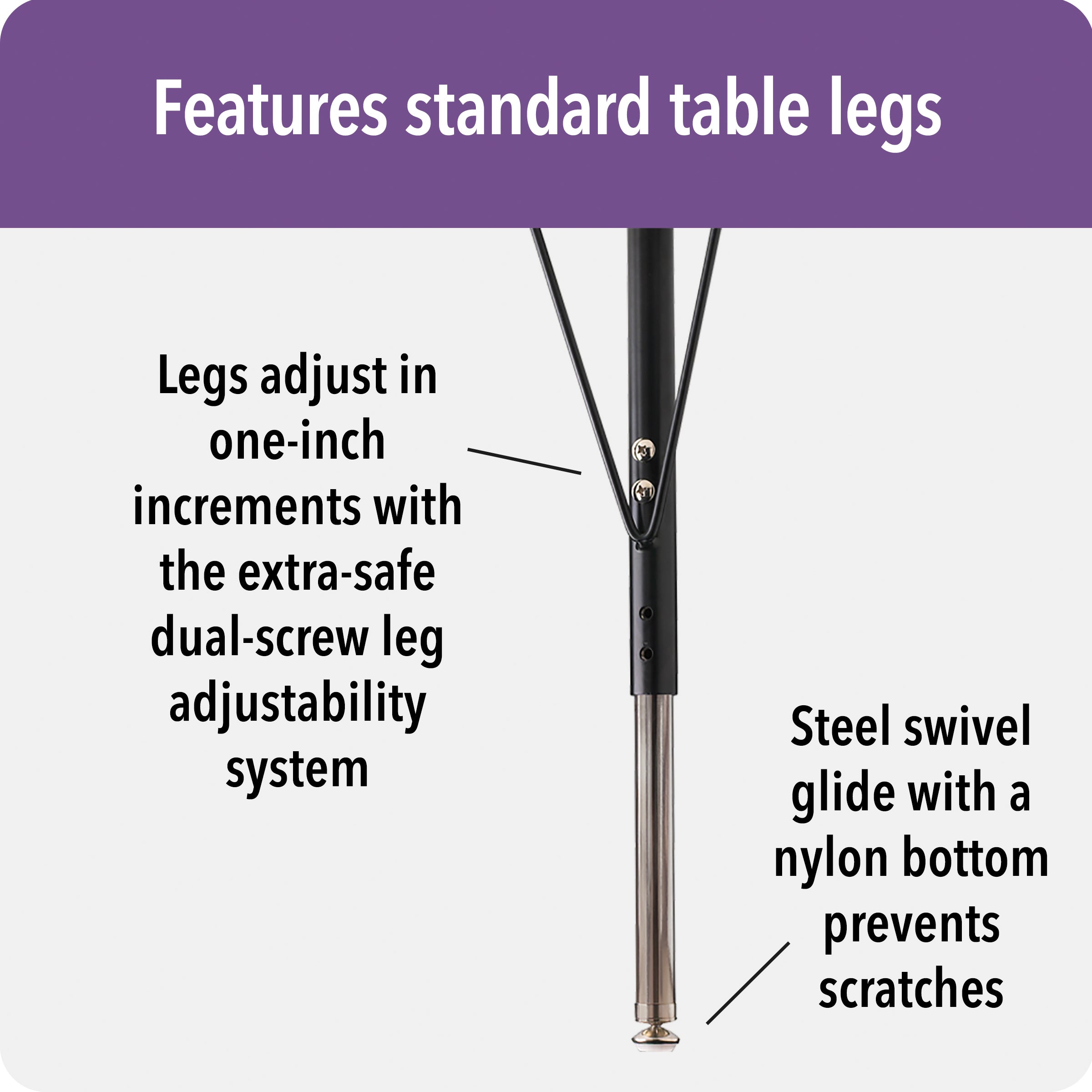 Berries® Six Leaf Activity Table - Oak — Berries-tables-legs.jpg