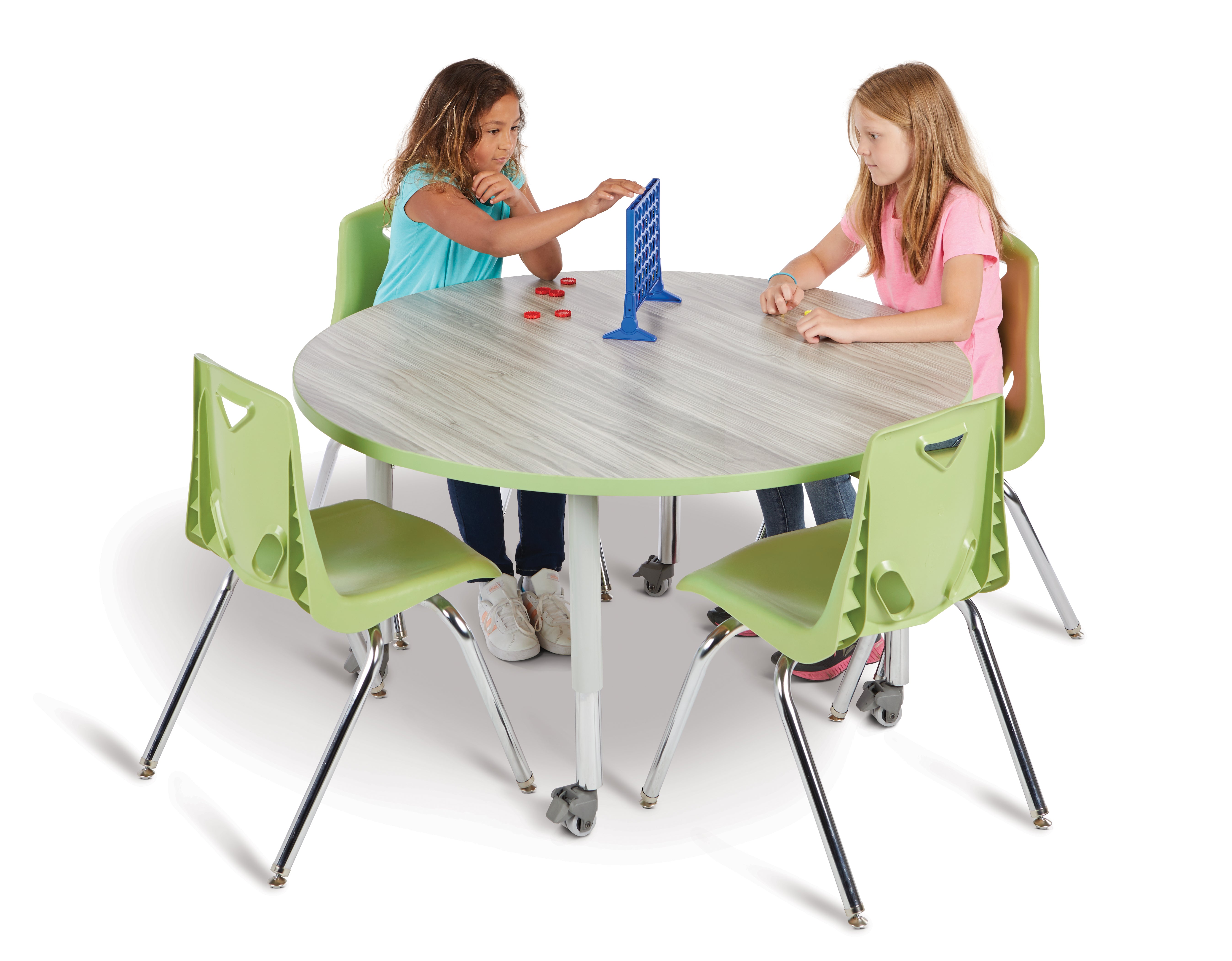 Berries® Stacking Chair with Chrome-Plated Legs — 6433JCM451_8146JC1130_wkids.jpg
