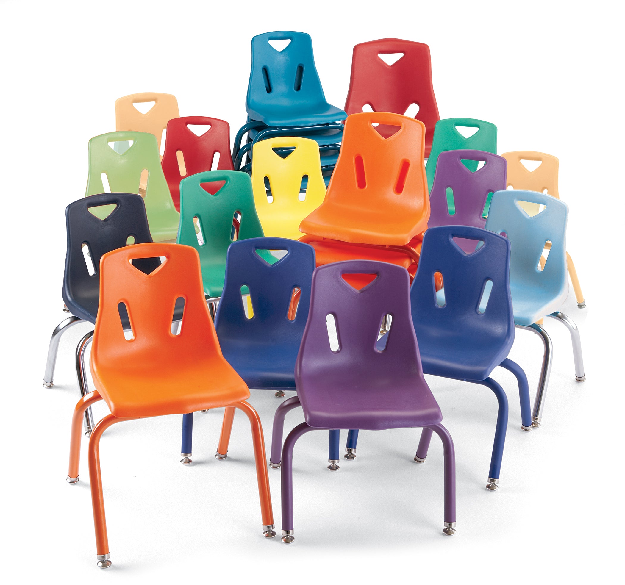 Berries® Stacking Chair with Chrome-Plated Legs — Berries_group.jpg