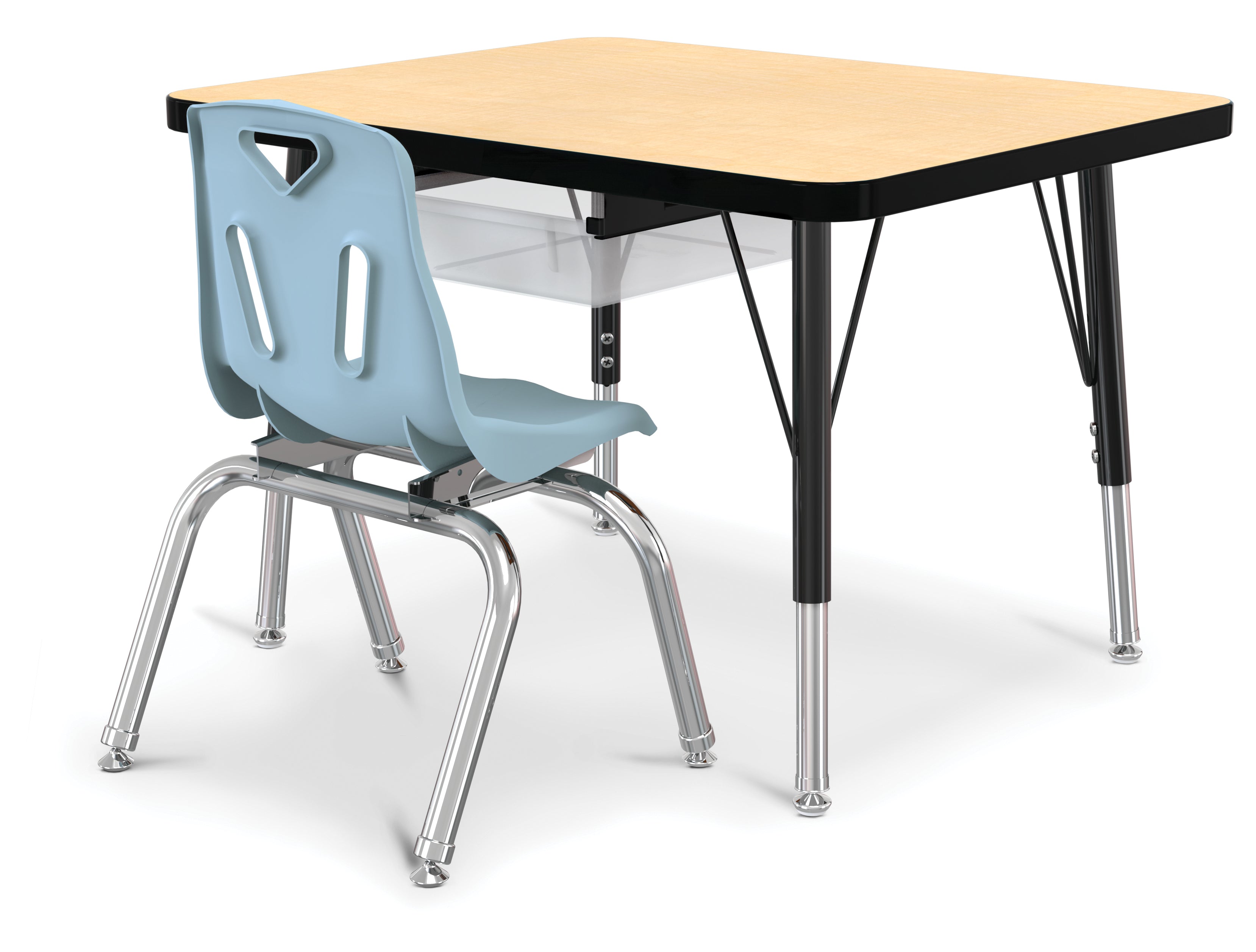 Berries® Stacking Chair with Chrome-Plated Legs — 6570JCE011_6399JC_8142JC1131.jpg