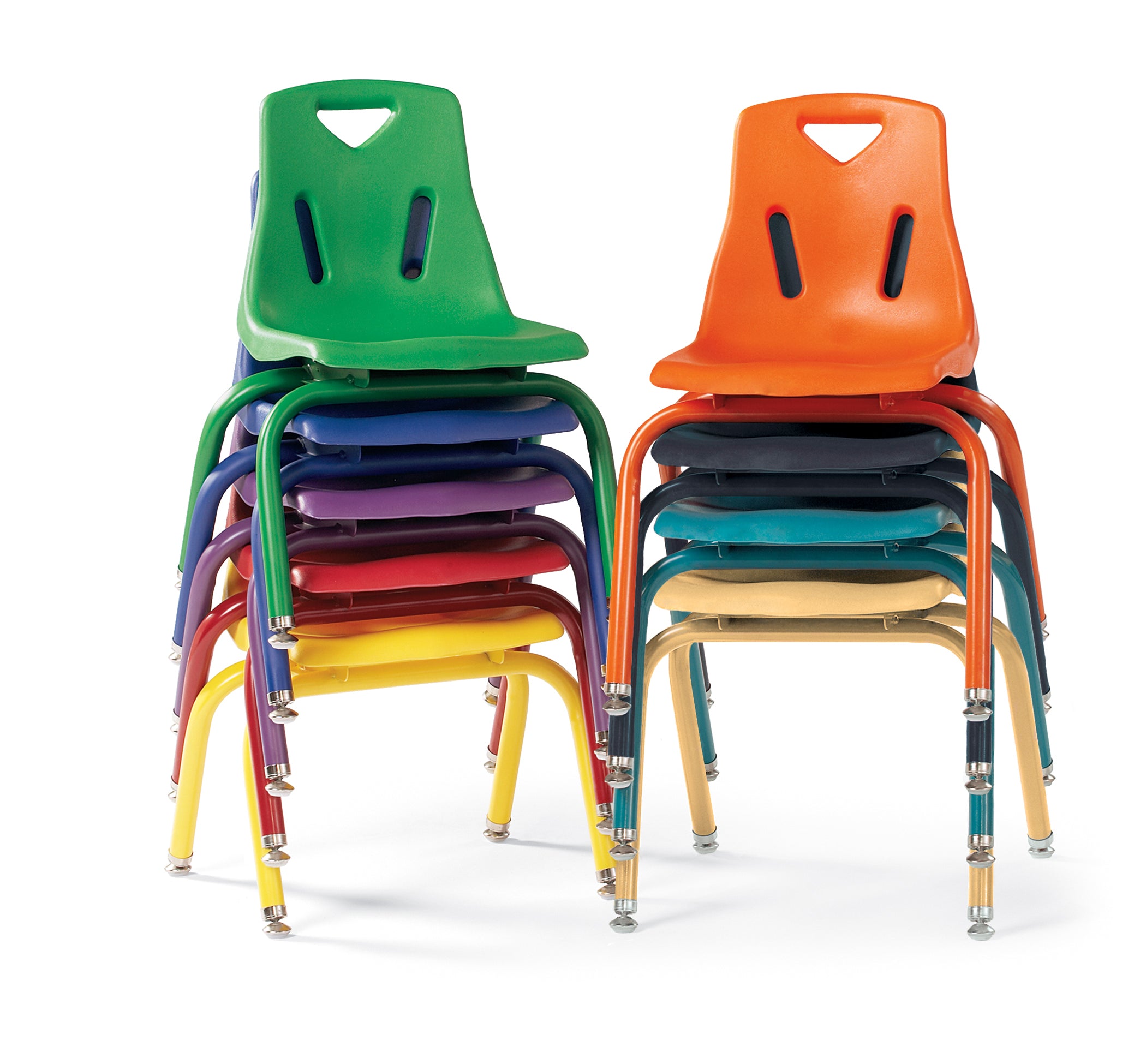 Berries® Stacking Chair with Powder-Coated Legs — Berries_powder_stack.jpg