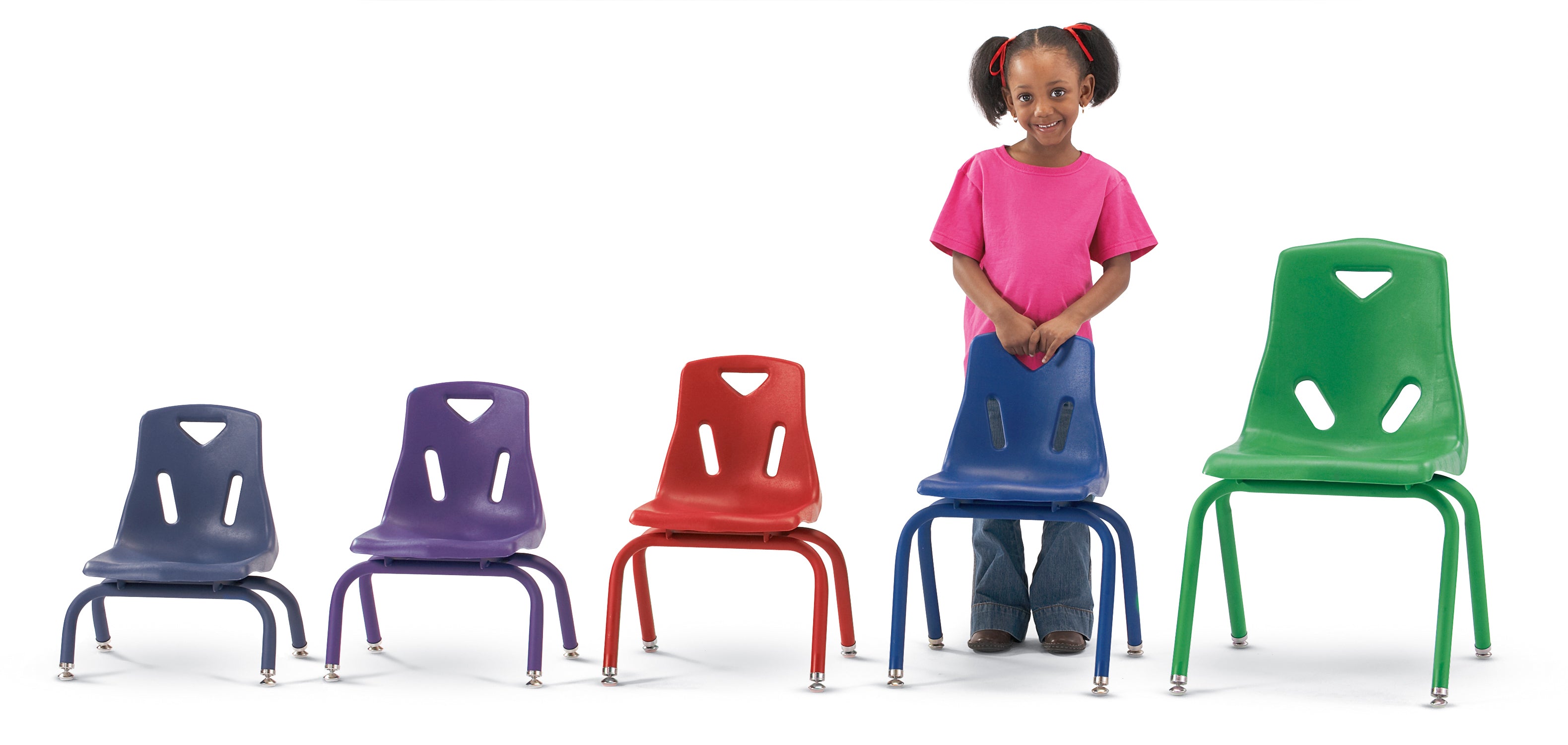 Berries® Stacking Chair with Powder-Coated Legs — Berries_powder_lineup_wkid.jpg