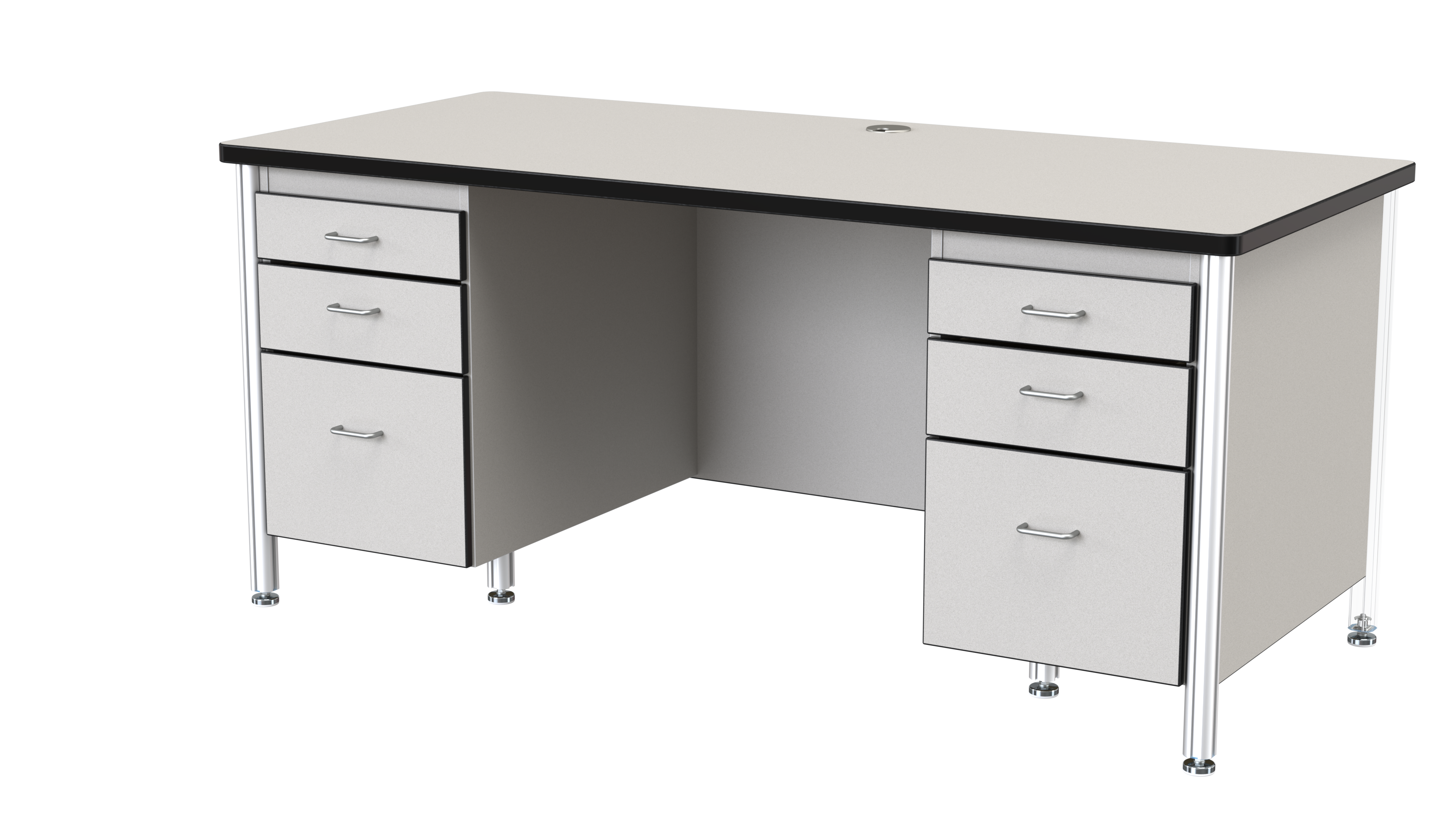 Berries® Teachers' 66" Desk with 2 Pedestals — 97012JC180 Closed.png