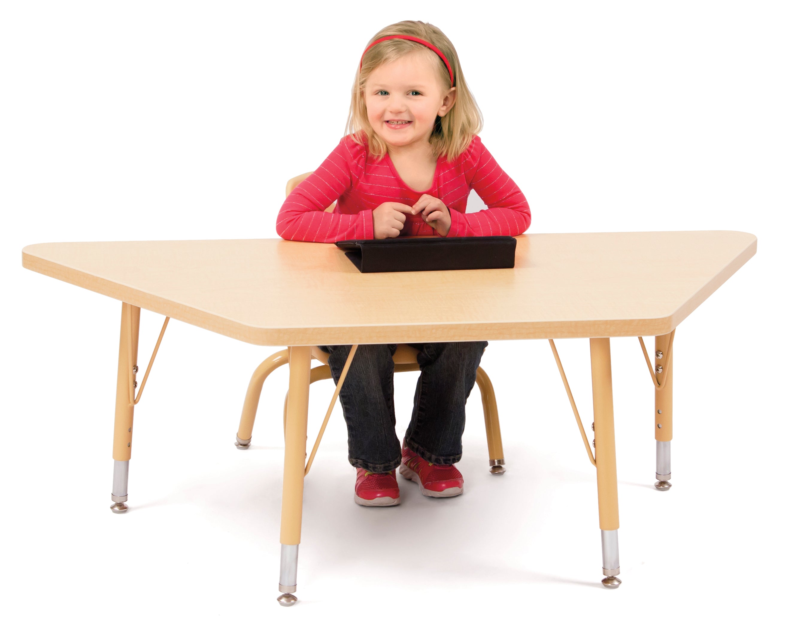 Berries® Trapezoid Activity Table - Maple — 6438JCE251_wkid.jpg