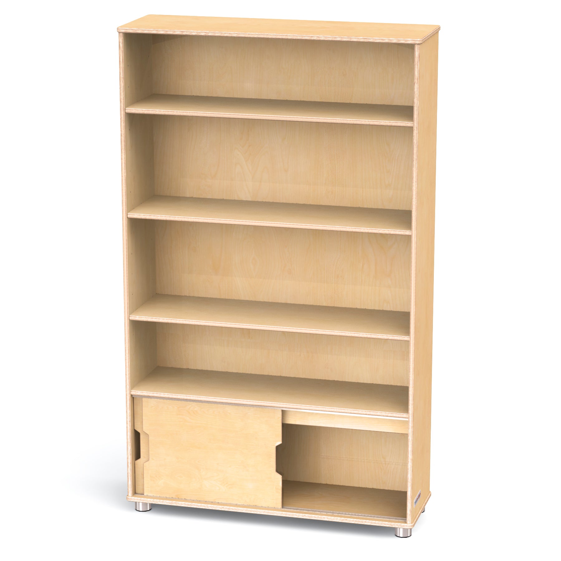 TrueModern® Four-Shelf Bookcase — TMr_1725JC-open.jpg