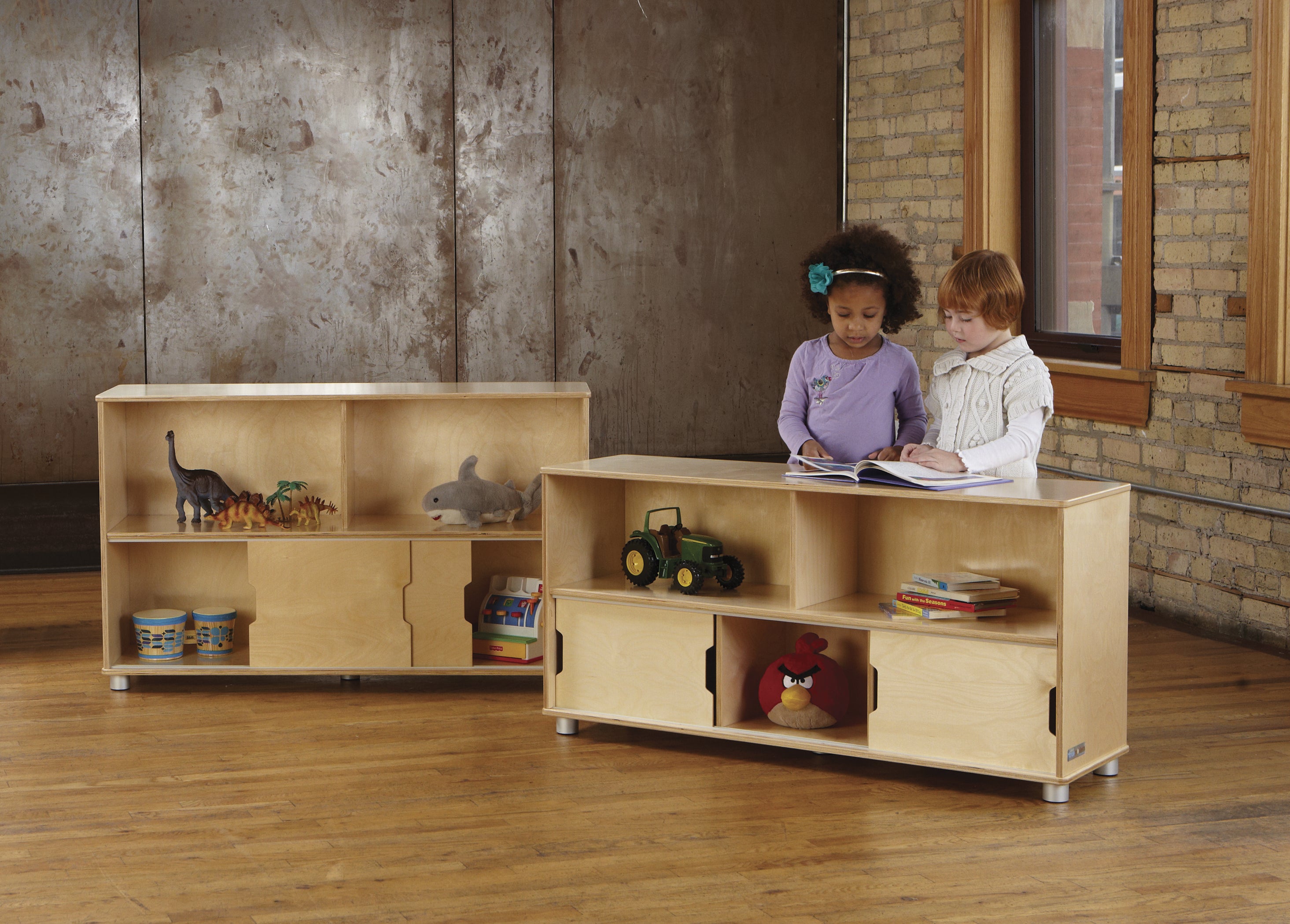 TrueModern® Low Storage Shelf — TM_Storage-Shelves_wkids.jpg