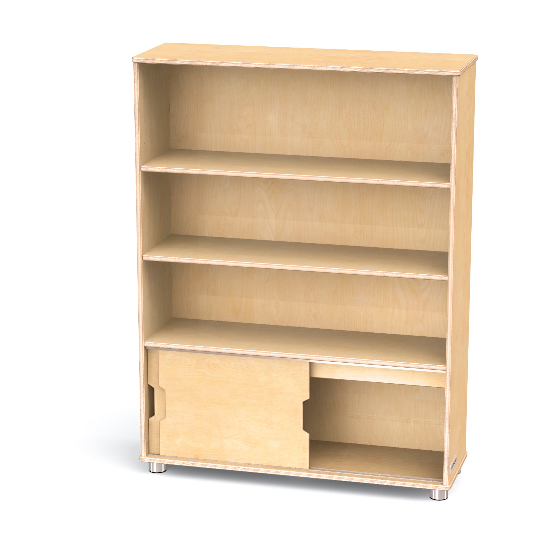 TrueModern® Three-Shelf Bookcase — TMr_1724JC-open.jpg