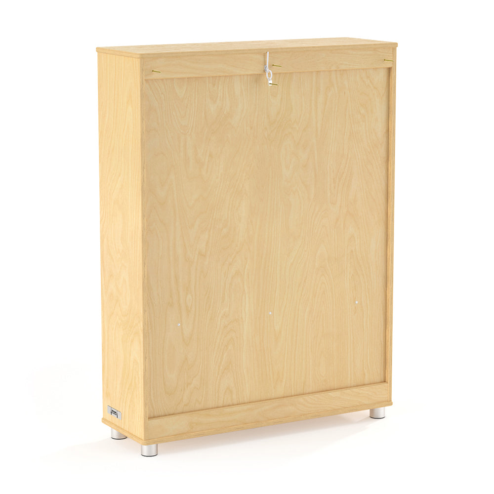 TrueModern® Three-Shelf Bookcase — 1724JC_back.jpg