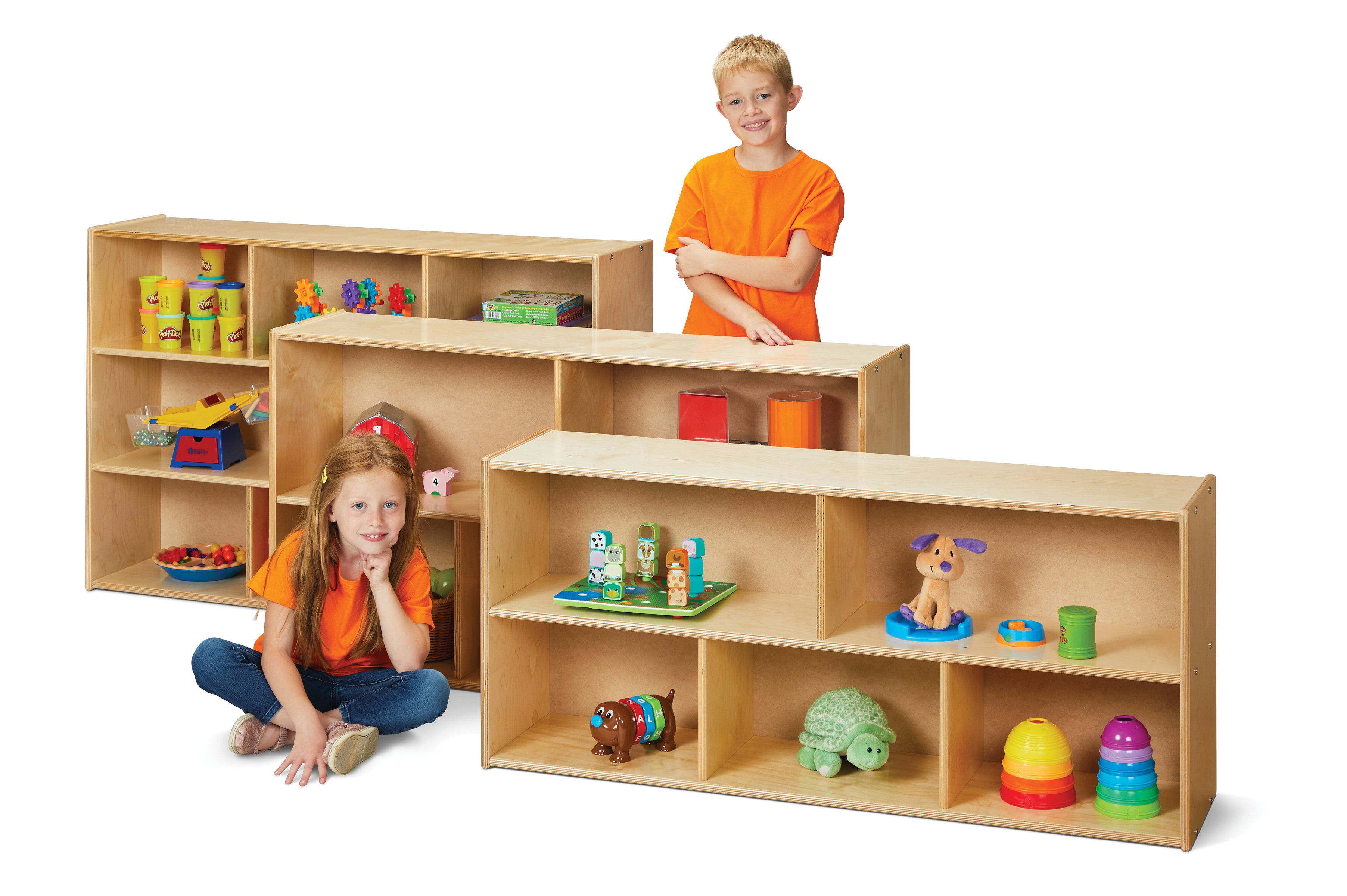 Young Time® Low Single Storage Unit — 7143YT_7045YT_7020YT_wkids.jpg