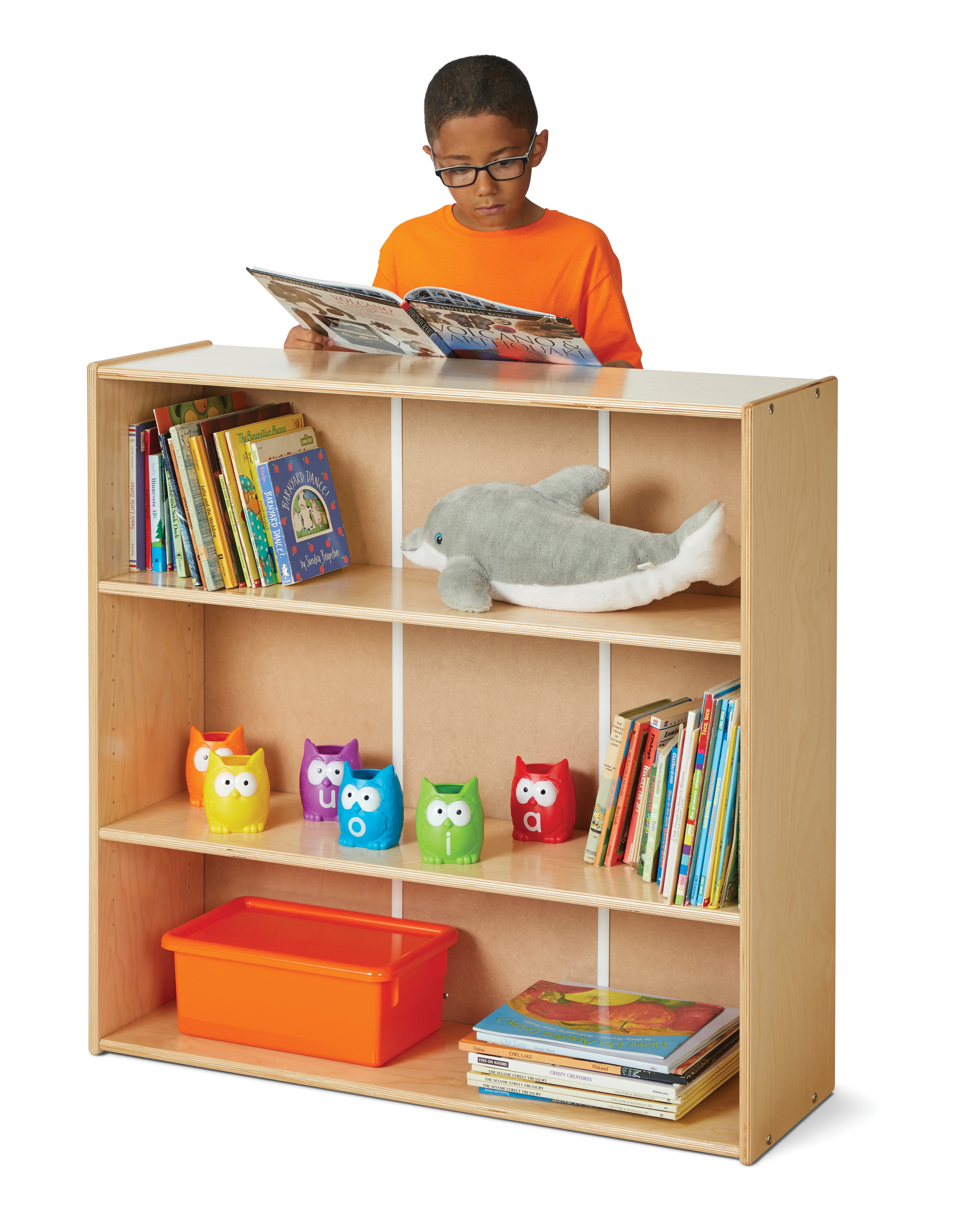 Young Time® Short Adjustable Shelf Bookcase — 7116YT_wkid.jpg