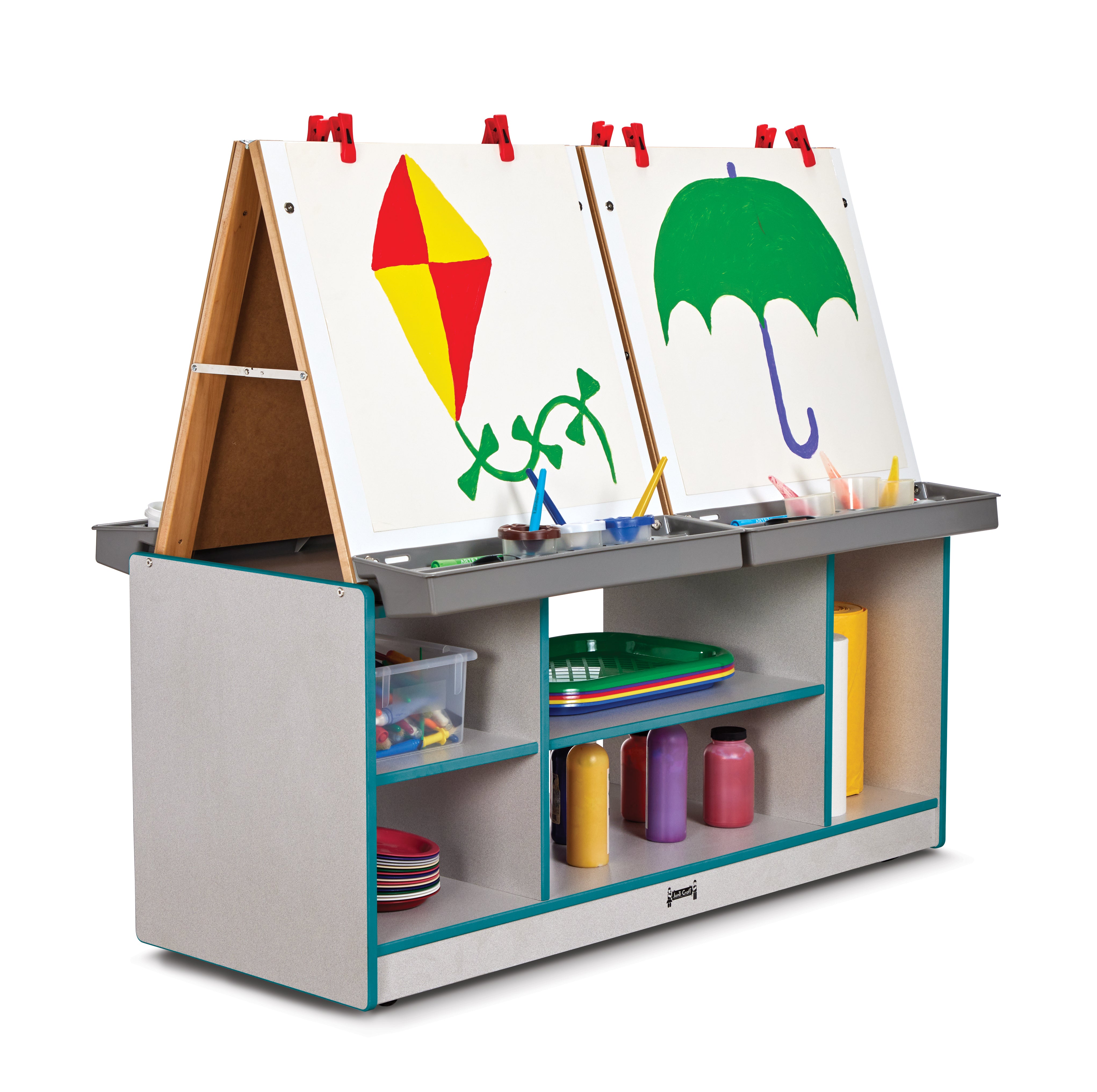 Rainbow Accents® 4 Station Art Center — 0294JCWW005.jpg
