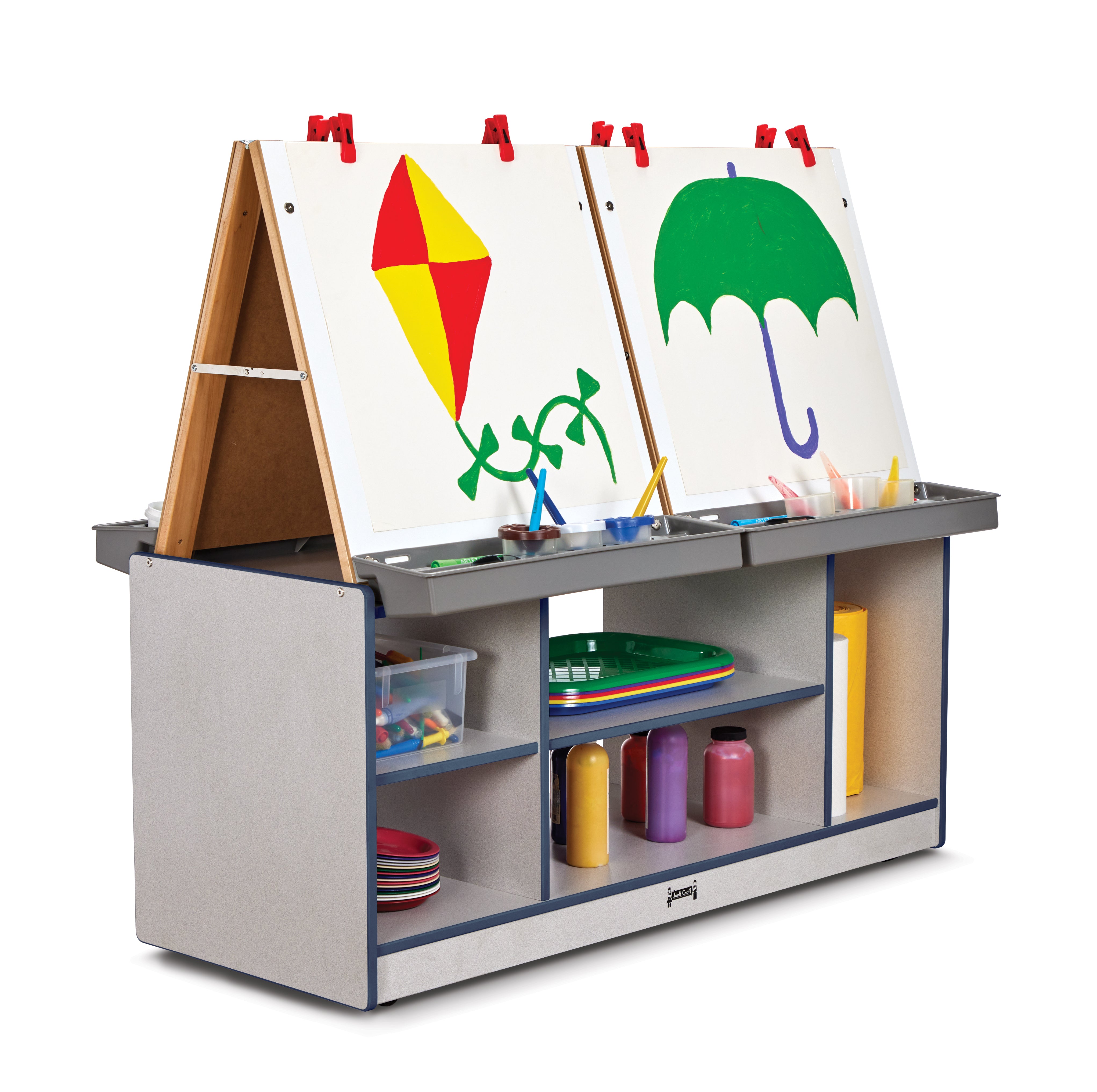 Rainbow Accents® 4 Station Art Center — 0294JCWW112.jpg