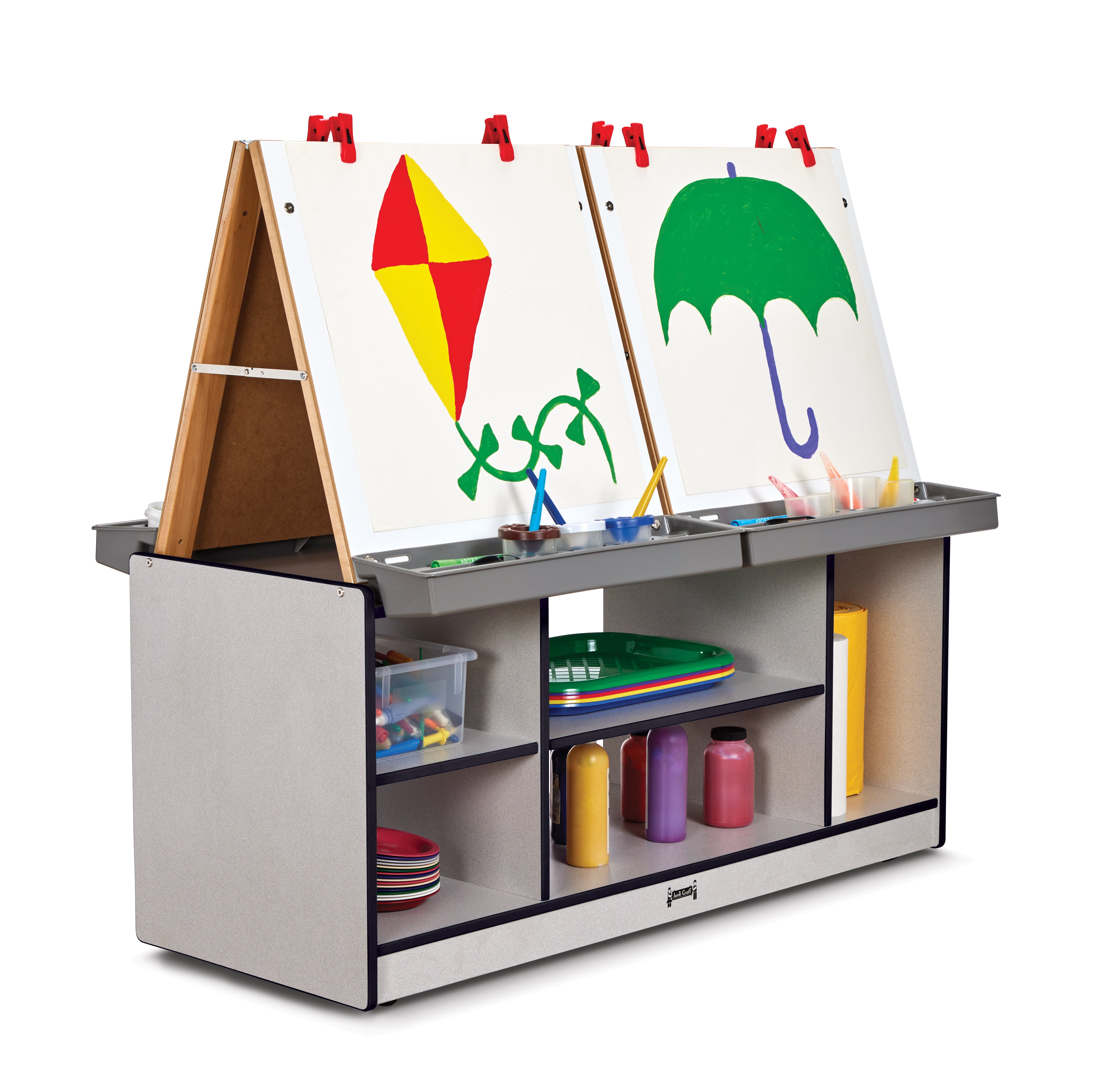 Rainbow Accents® 4 Station Art Center — 0294JCWW180.jpg