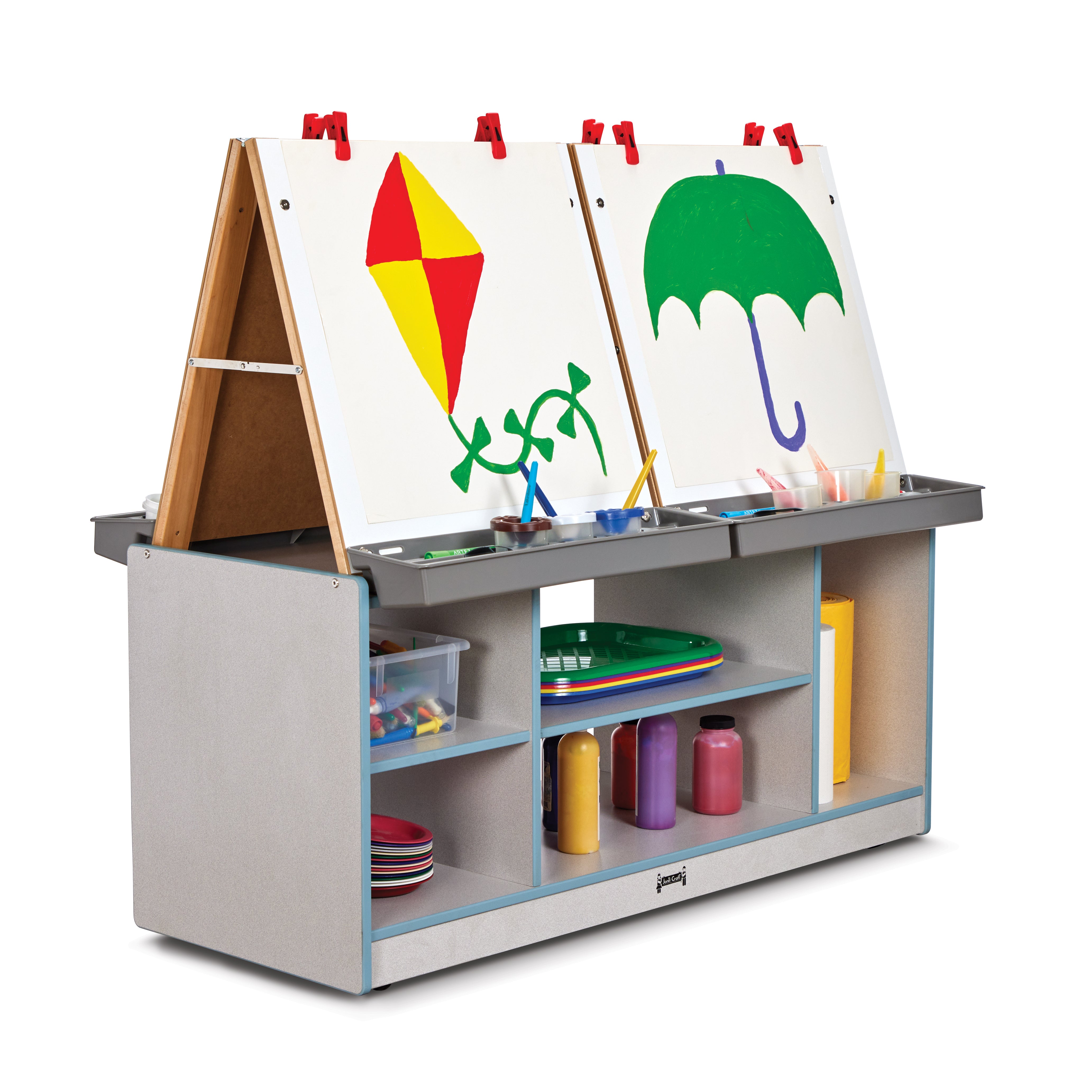 Rainbow Accents® 4 Station Art Center — 0294JCWW131.jpg