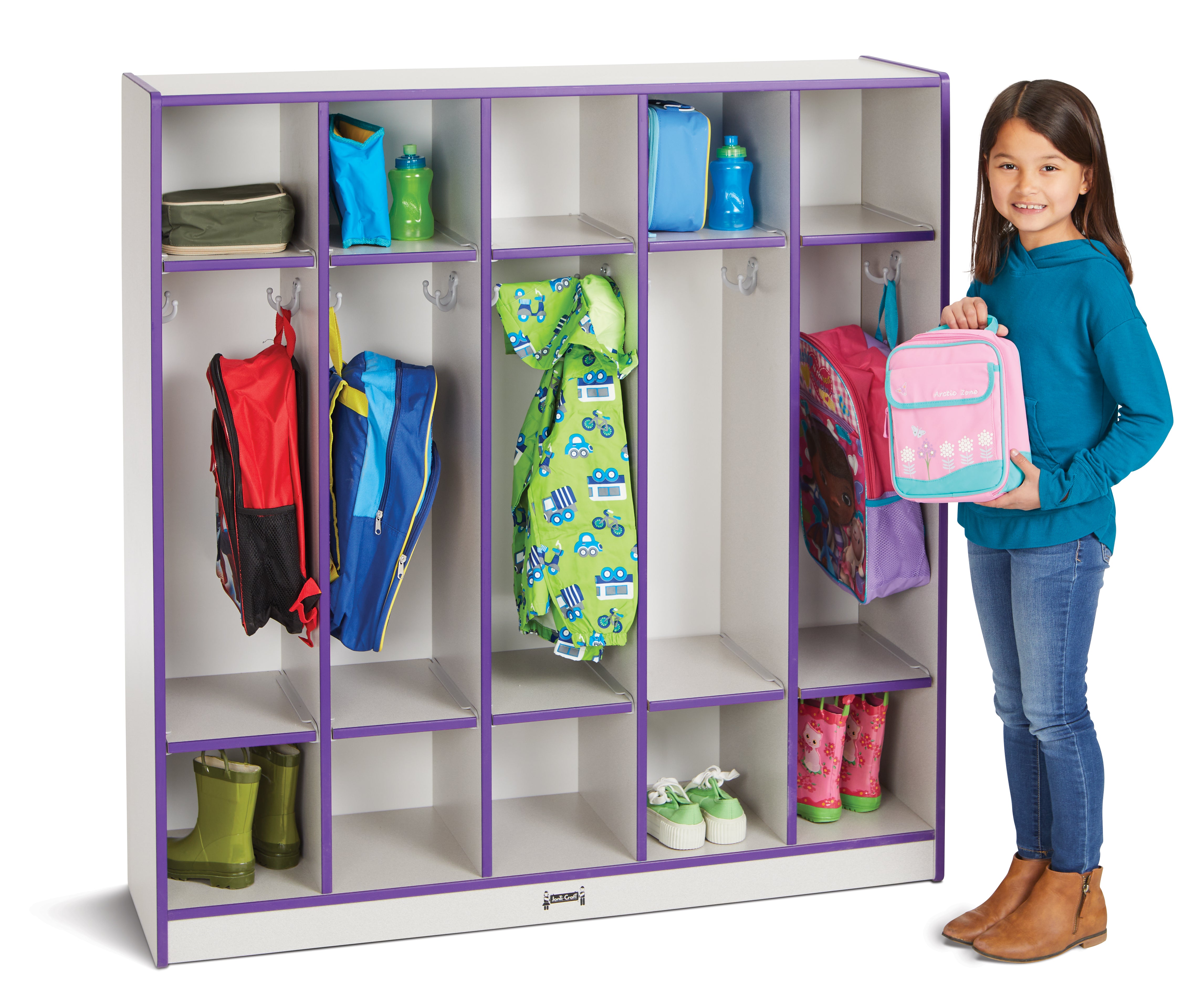Rainbow Accents® 5 Section Coat Locker — 2681JCWW004_wkid.jpg