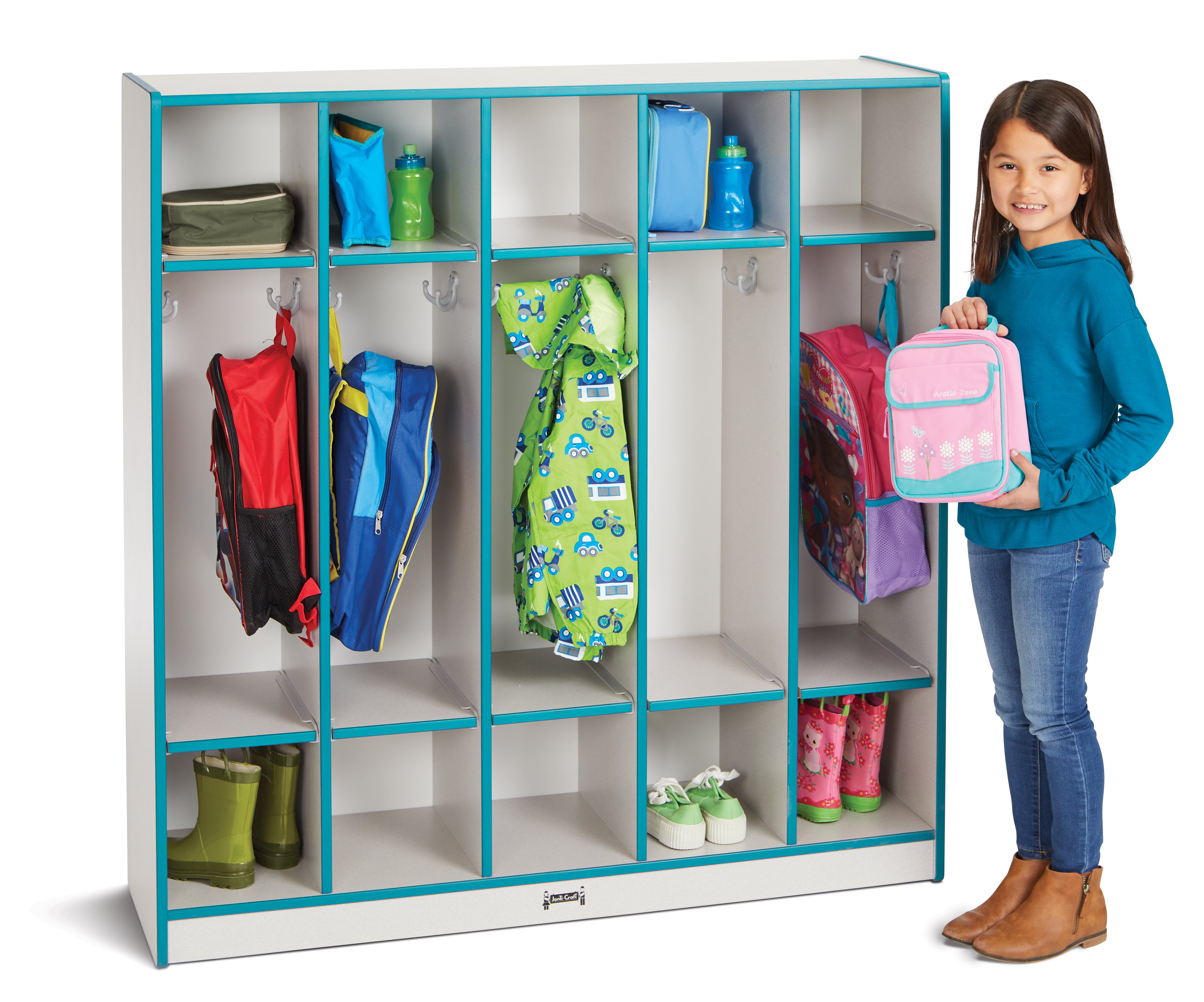 Rainbow Accents® 5 Section Coat Locker — 2681JCWW005_wkid.jpg