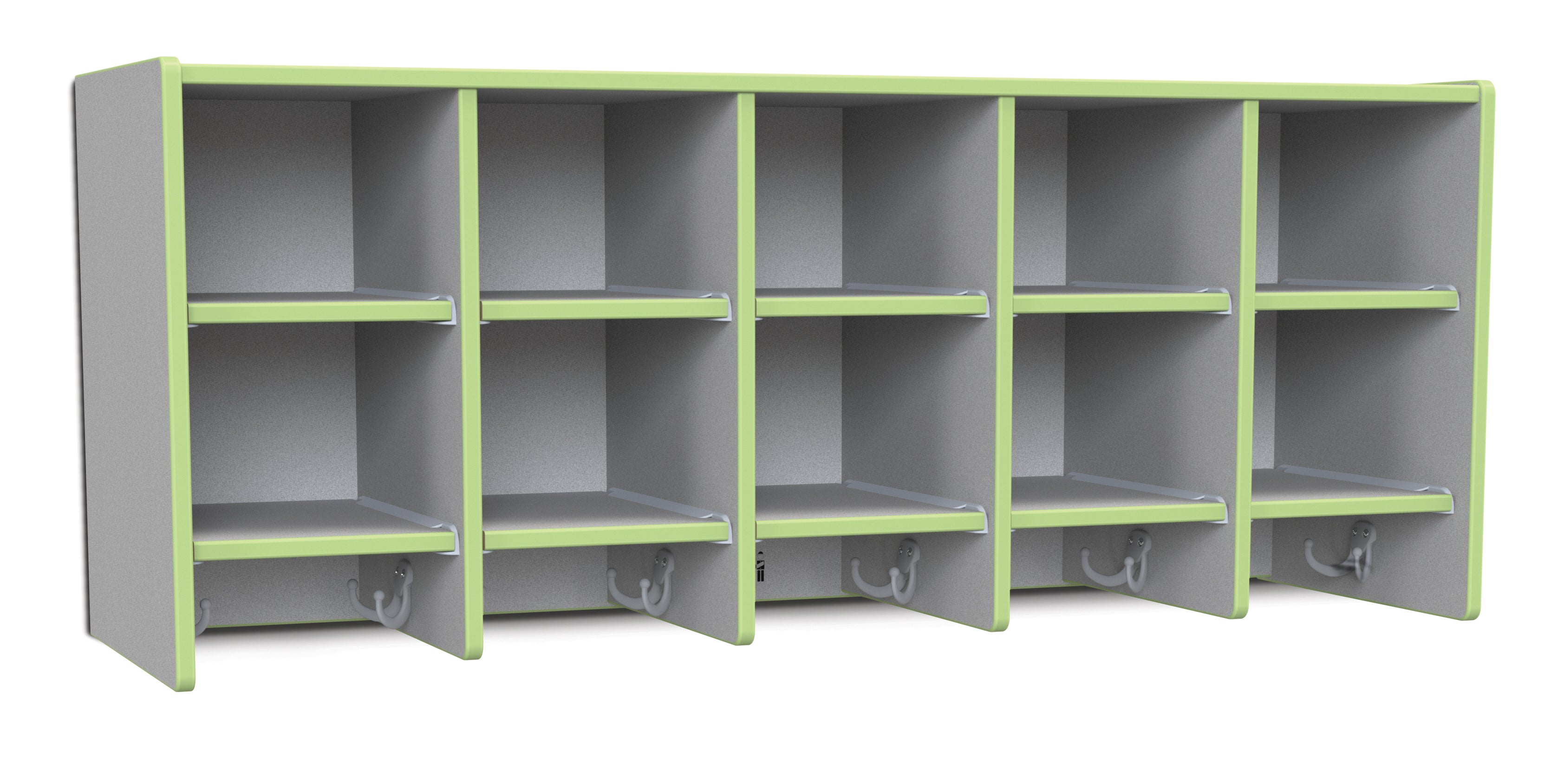 Rainbow Accents® 10 Section Wall Mount Coat Locker — 0770JC130.jpg