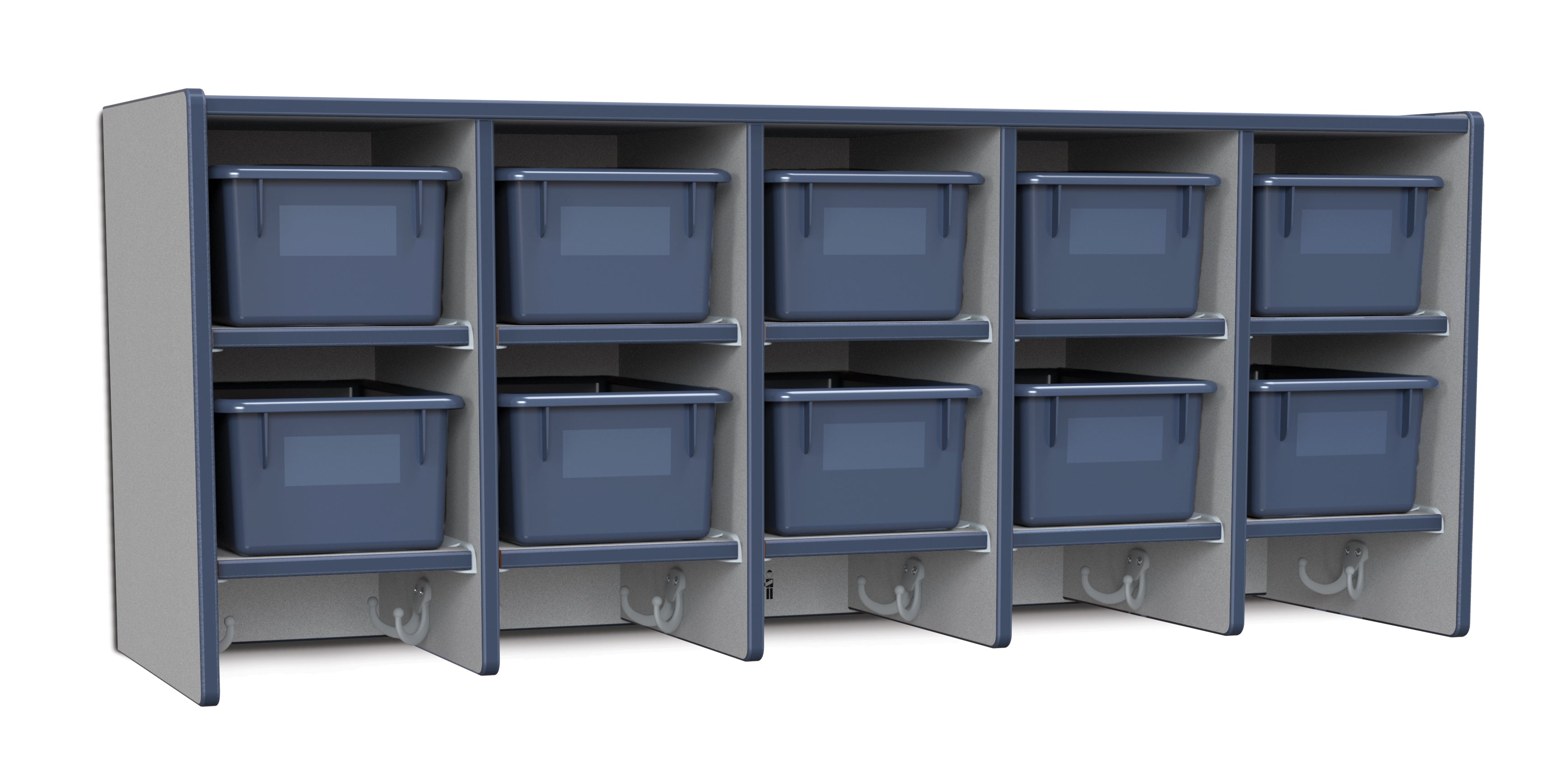 Rainbow Accents® 10 Section Wall Mount Coat Locker — 0771JC112-2.jpg