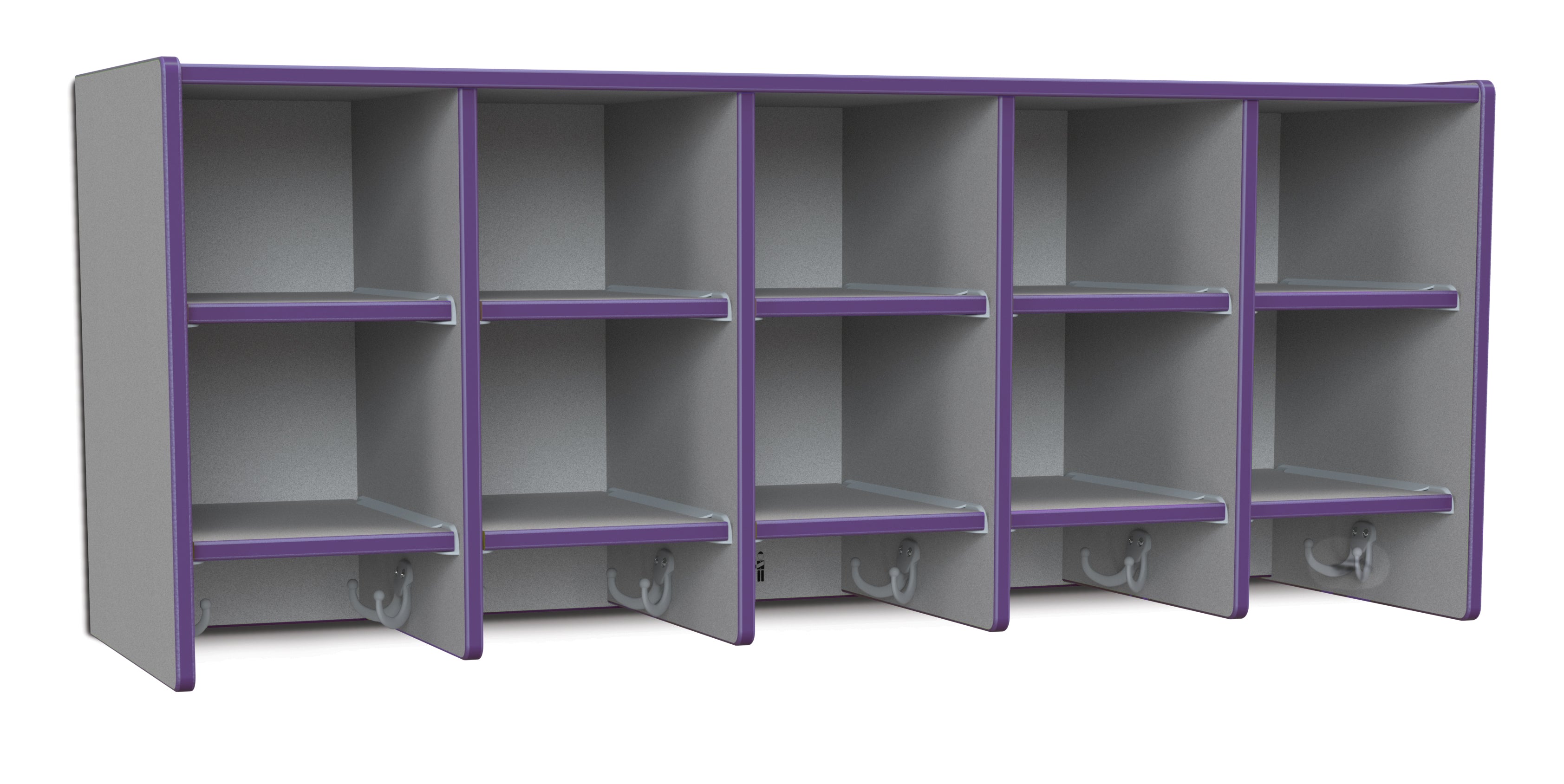 Rainbow Accents® 10 Section Wall Mount Coat Locker — 0770JC004.jpg