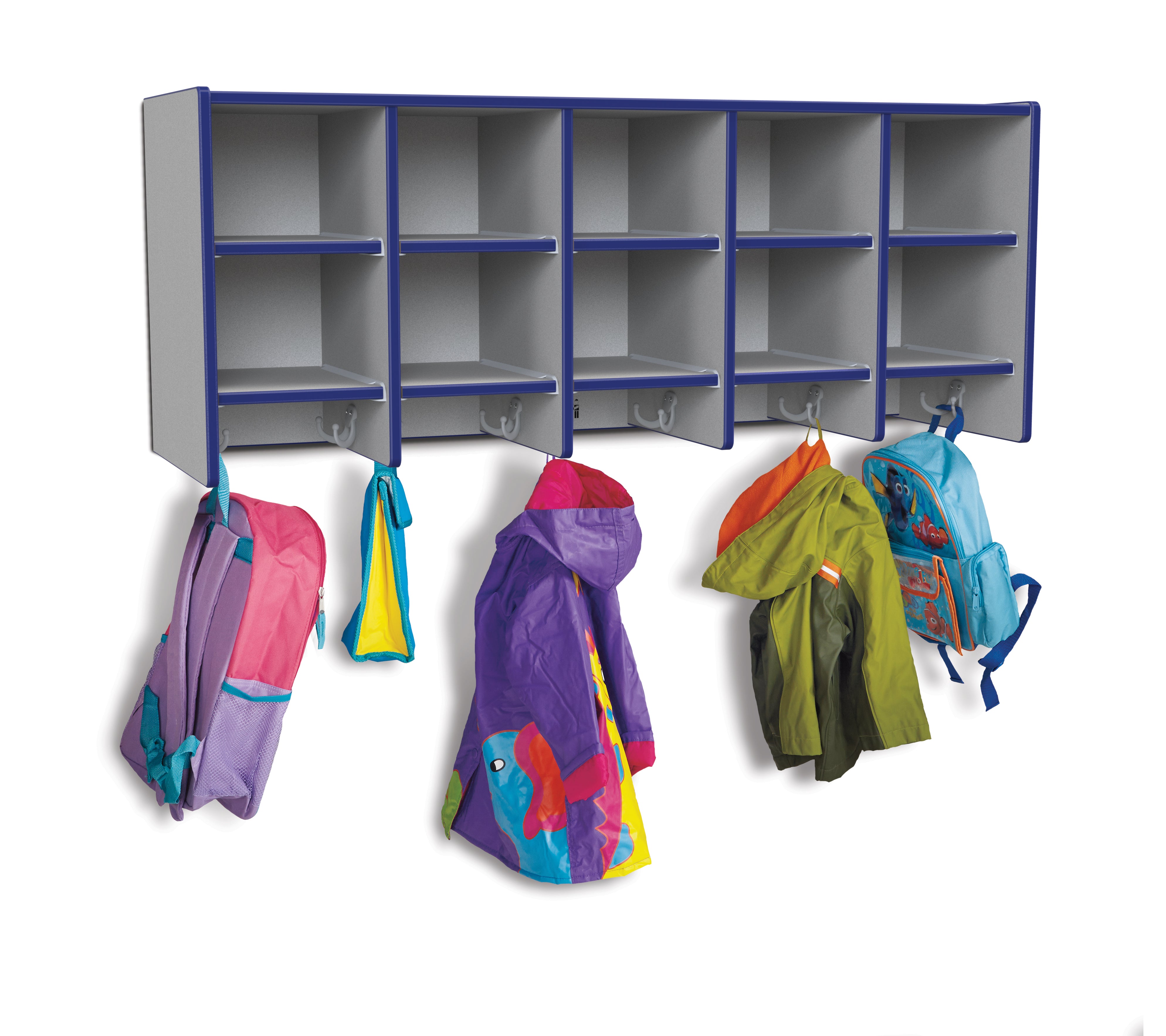 Rainbow Accents® 10 Section Wall Mount Coat Locker — 0770JC003-2.jpg