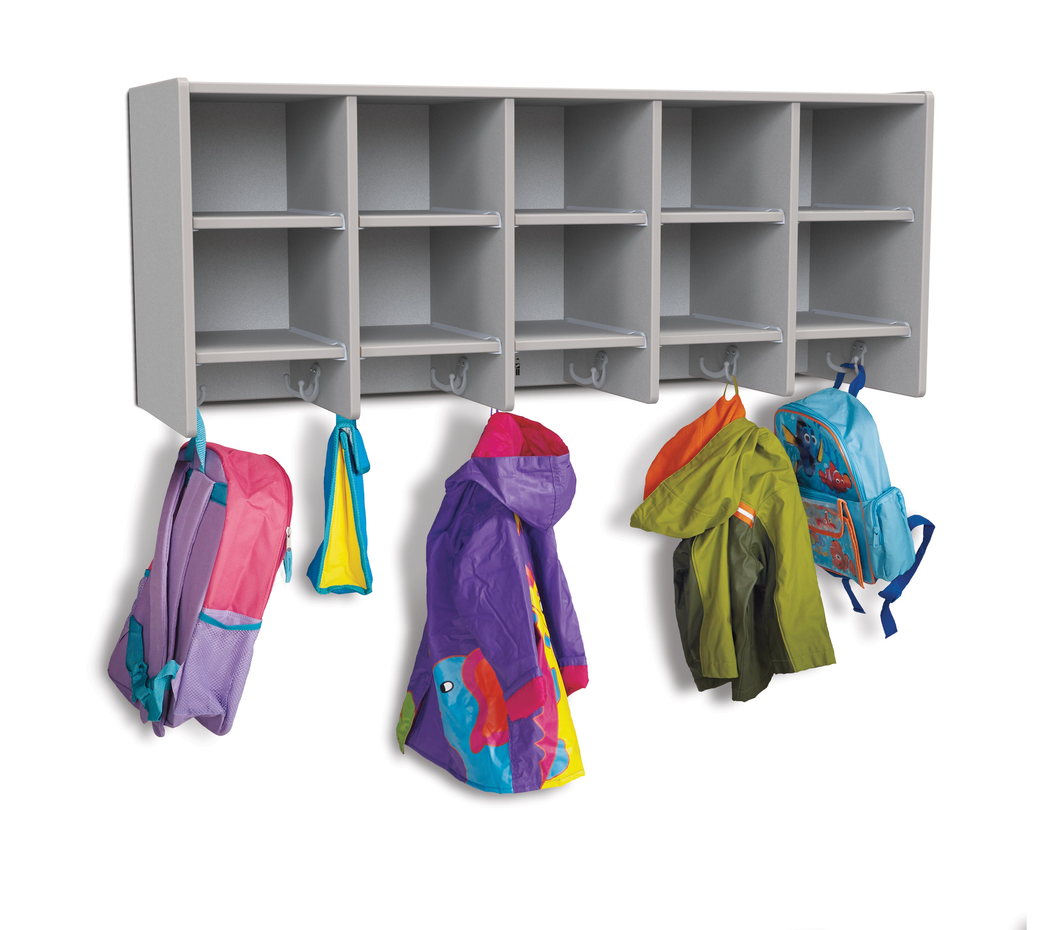 Rainbow Accents® 10 Section Wall Mount Coat Locker — 0770JC000-2.jpg