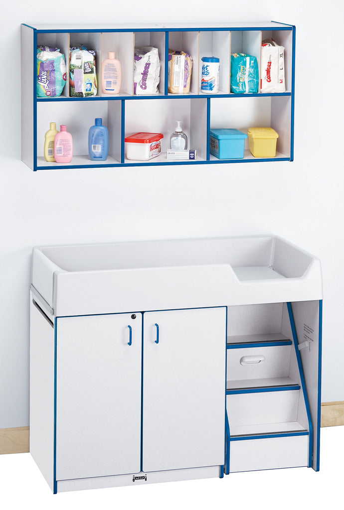 Rainbow Accents® Diaper Changer with Stairs — 5142JC003_closed.jpg