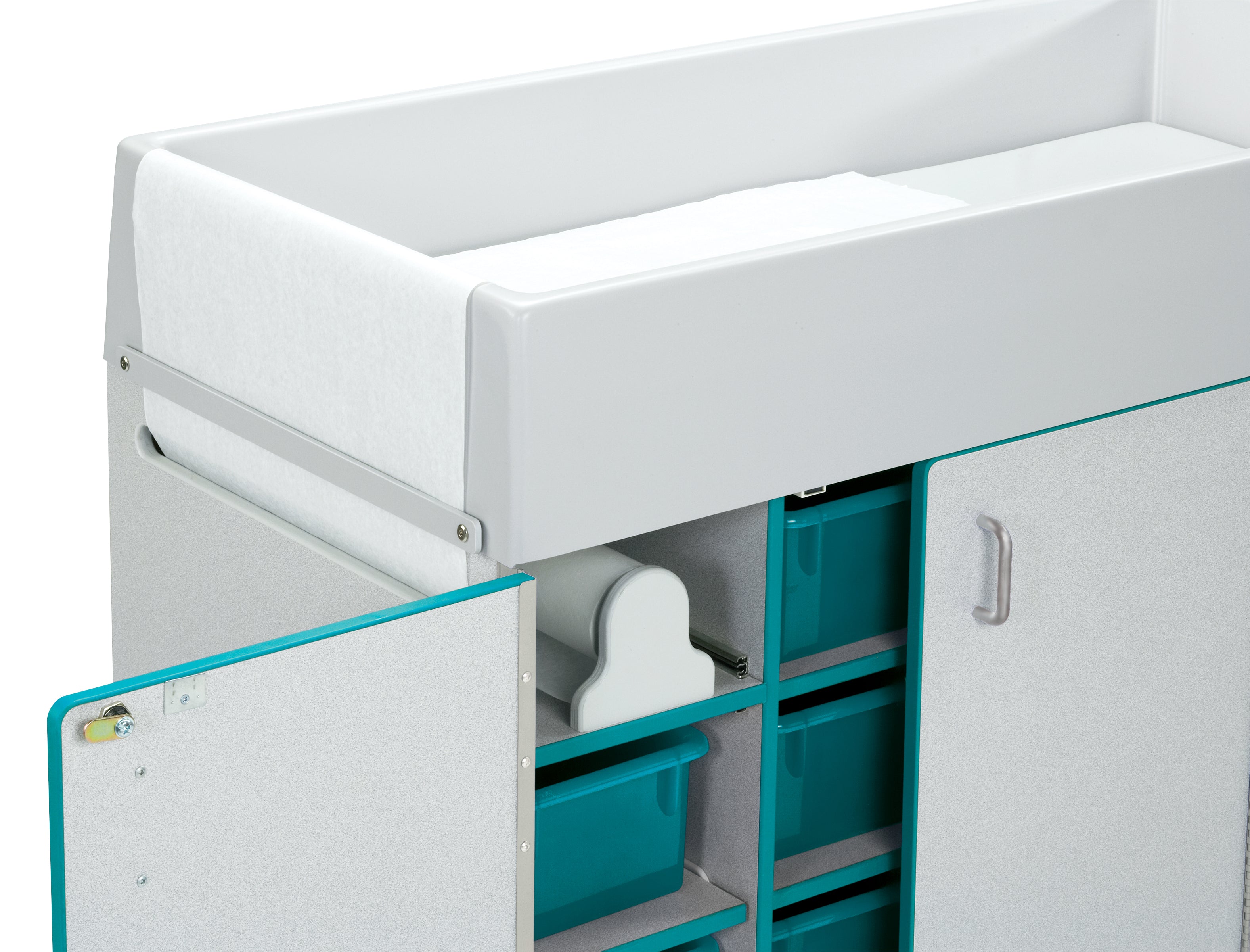 Rainbow Accents® Diaper Changer with Stairs — 5148JC005_paper.jpg