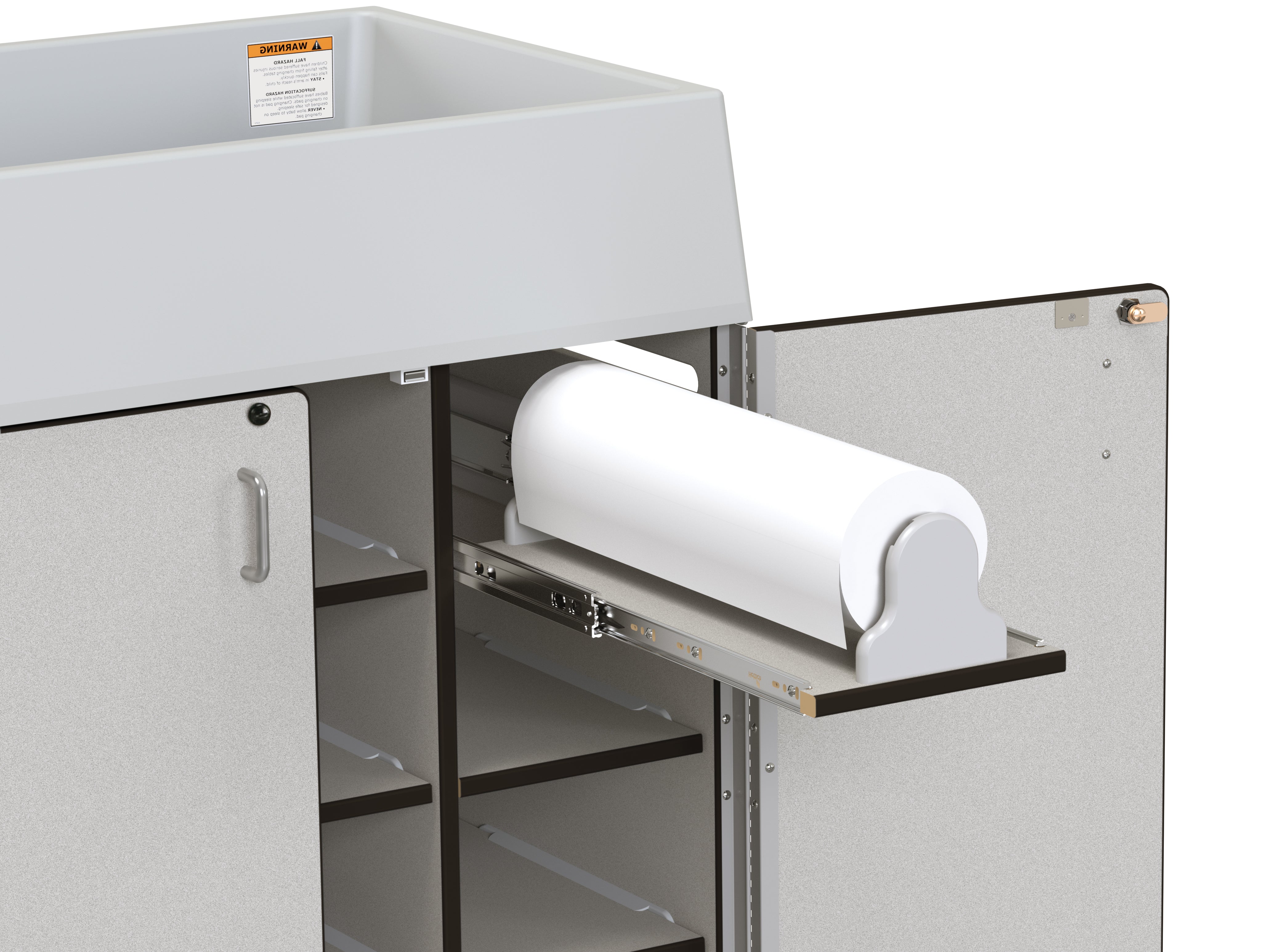 Rainbow Accents® Diaper Changer with Stairs — 5145JC180_dispenser.jpg