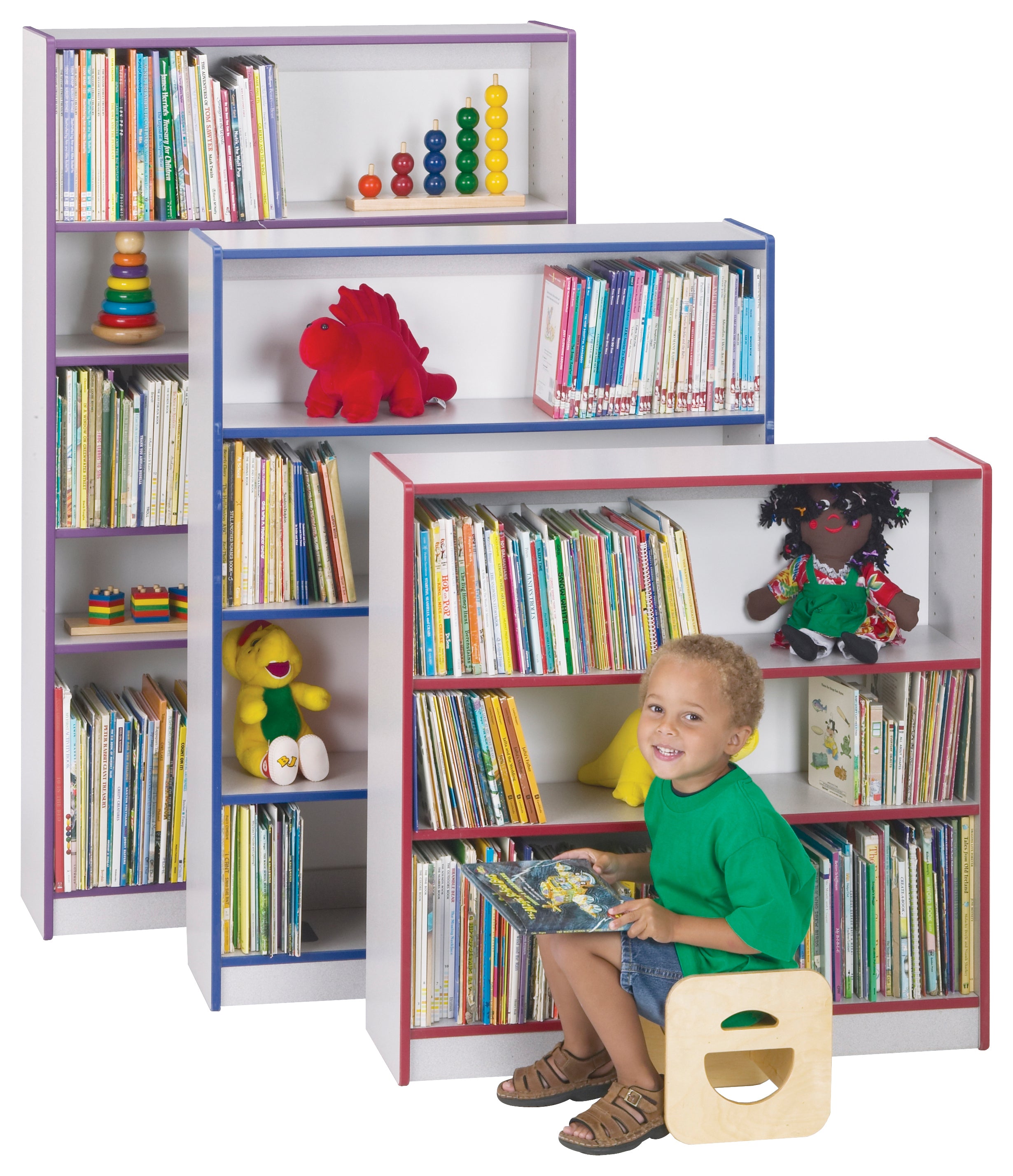 Rainbow Accents® Short Bookcase — 0970JC003_006_008_wkid.jpg
