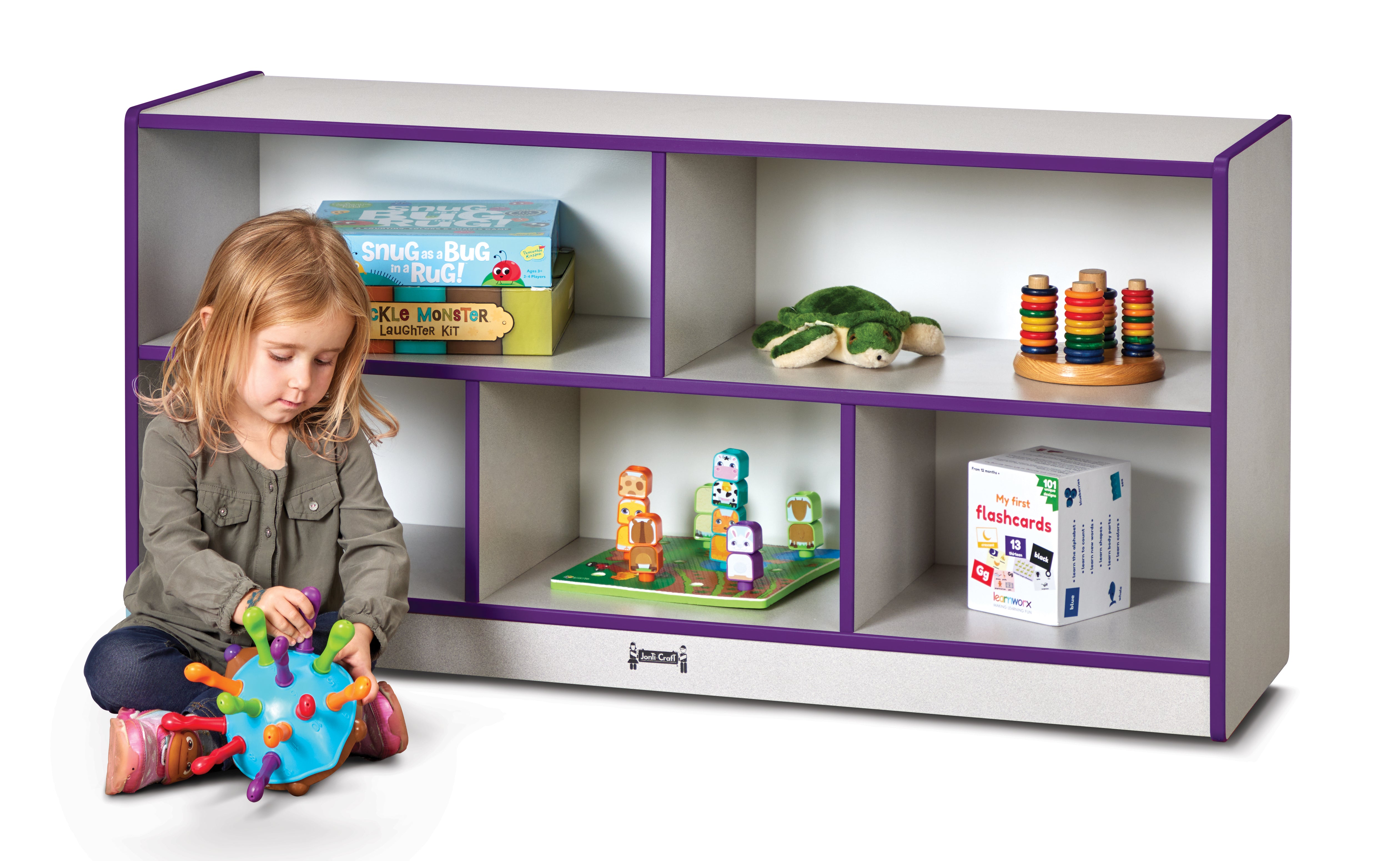 Rainbow Accents® Toddler Single Mobile Storage Unit — 0324JCWW004_wkid2.jpg
