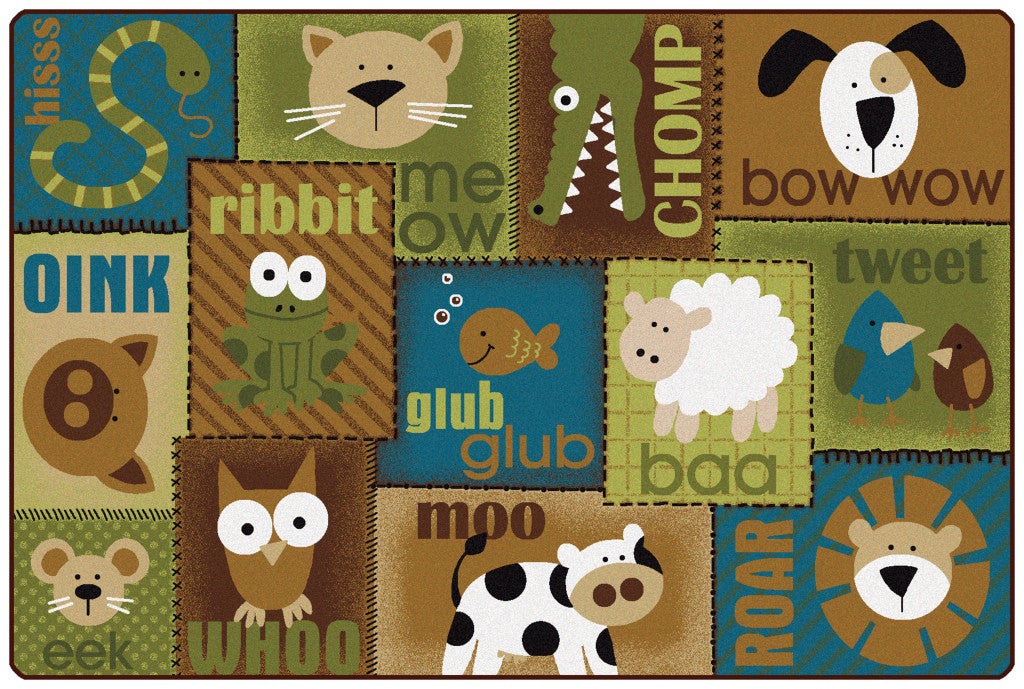 KIDSoft Animal Sounds Toddler Rug — SKU 18726