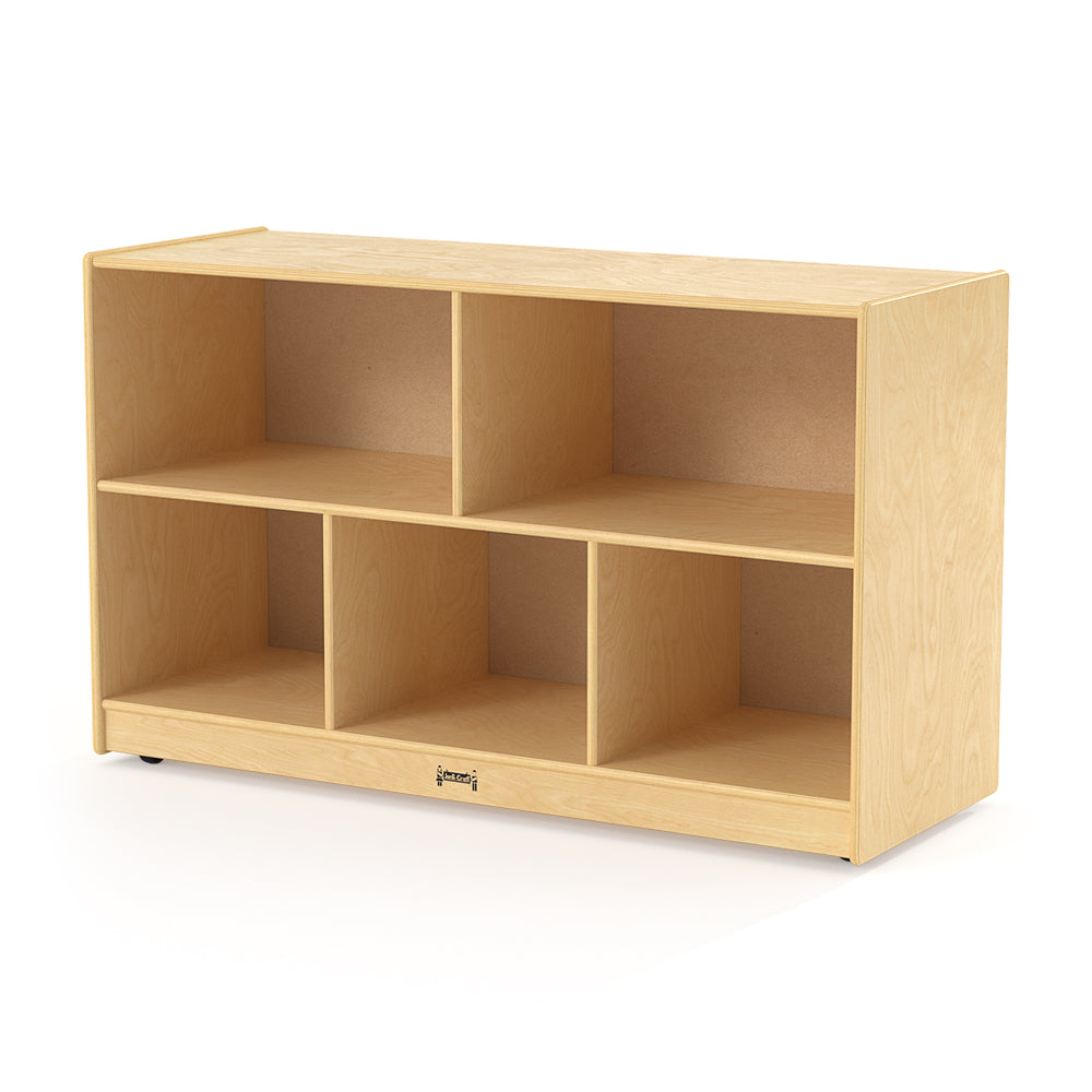 Jonti-Craft® Low Single Mobile Storage Unit - 18" Deep