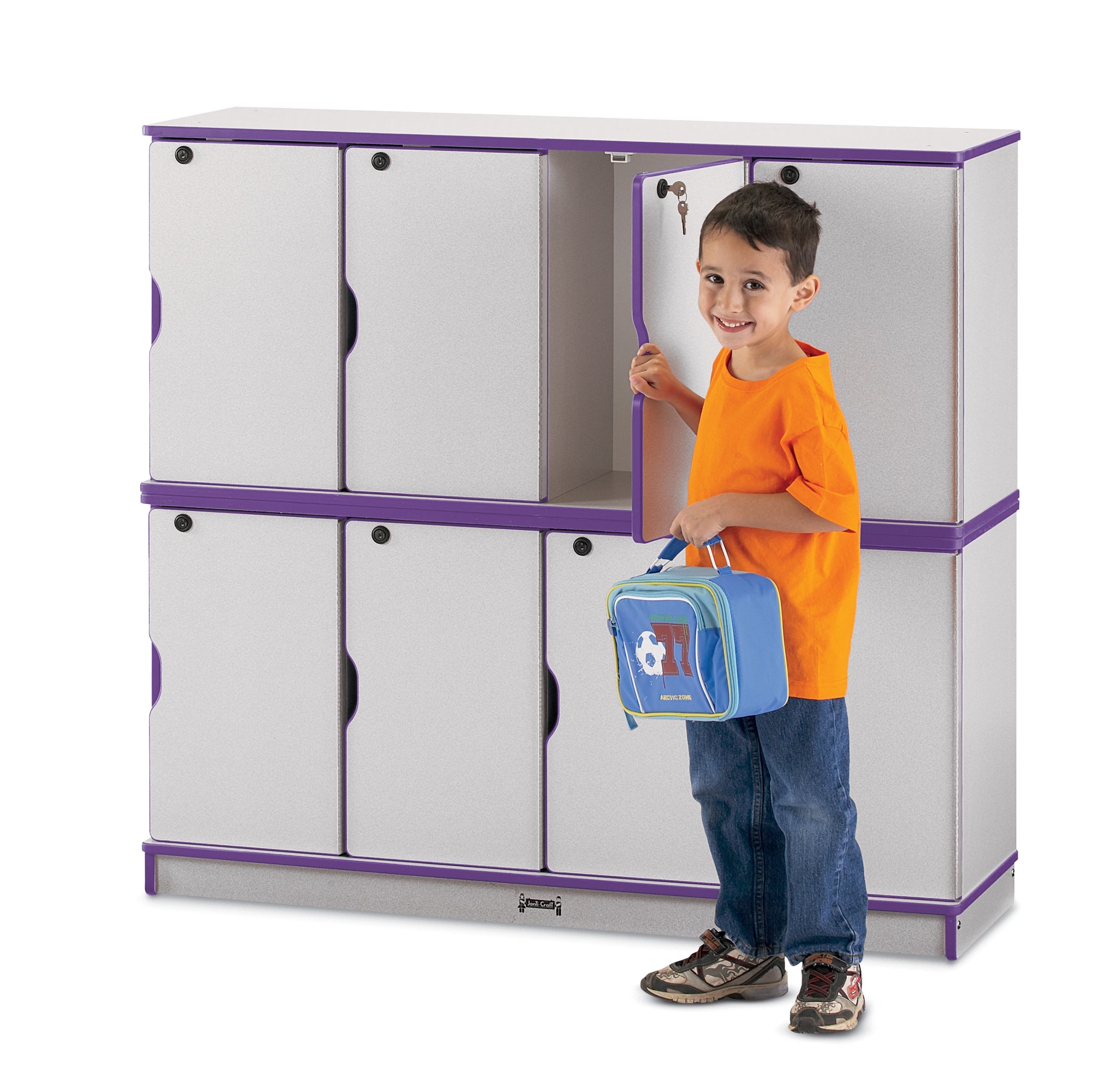 Rainbow Accents® Stacking Lockable Lockers