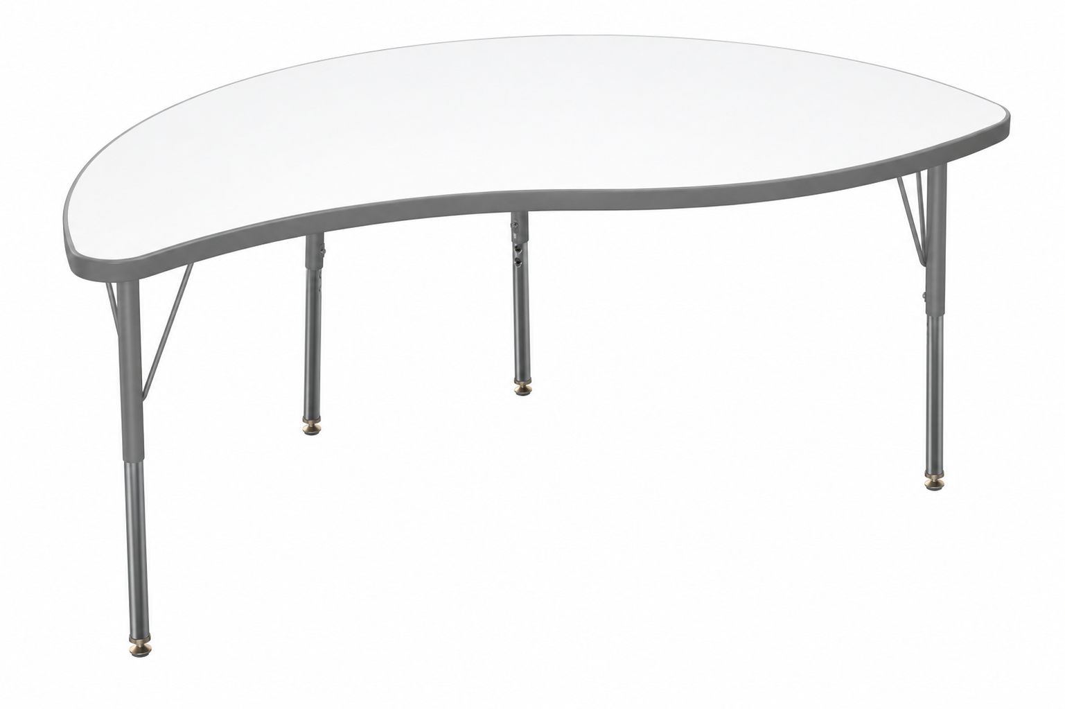 MG2200 Series Wave Half Round Activity Tables — Whiteboard — digitally edited whiteboard finish visualization