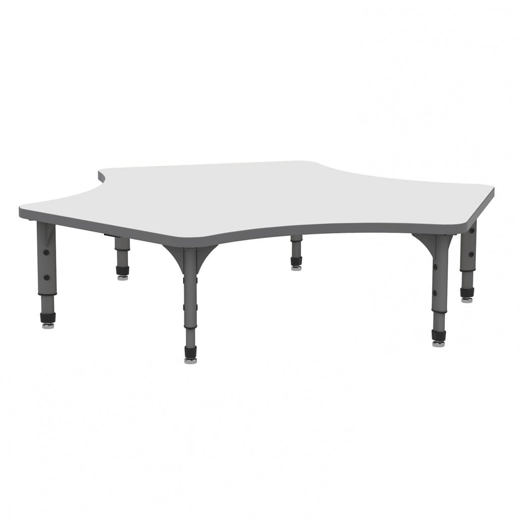 Delta Floor Table — Whiteboard — representative whiteboard tabletop; size and finish options vary