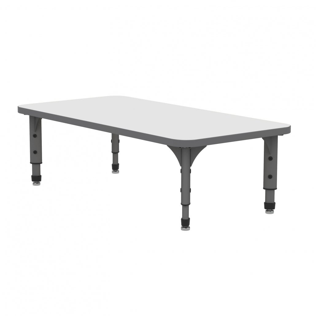 Rectangle Floor Tables — Whiteboard — representative whiteboard tabletop; size and finish options vary