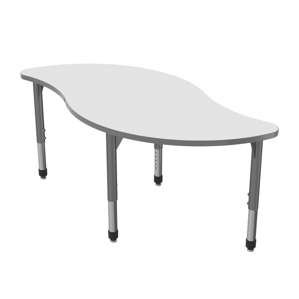 Premier™ Series Veer Tables — Whiteboard — representative whiteboard tabletop; size and finish options vary