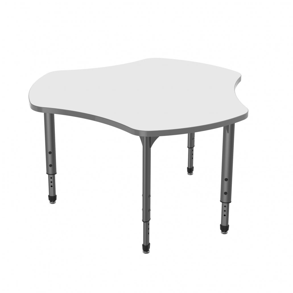 Apex™ Series Triad Table — Whiteboard — representative whiteboard tabletop; size and finish options vary