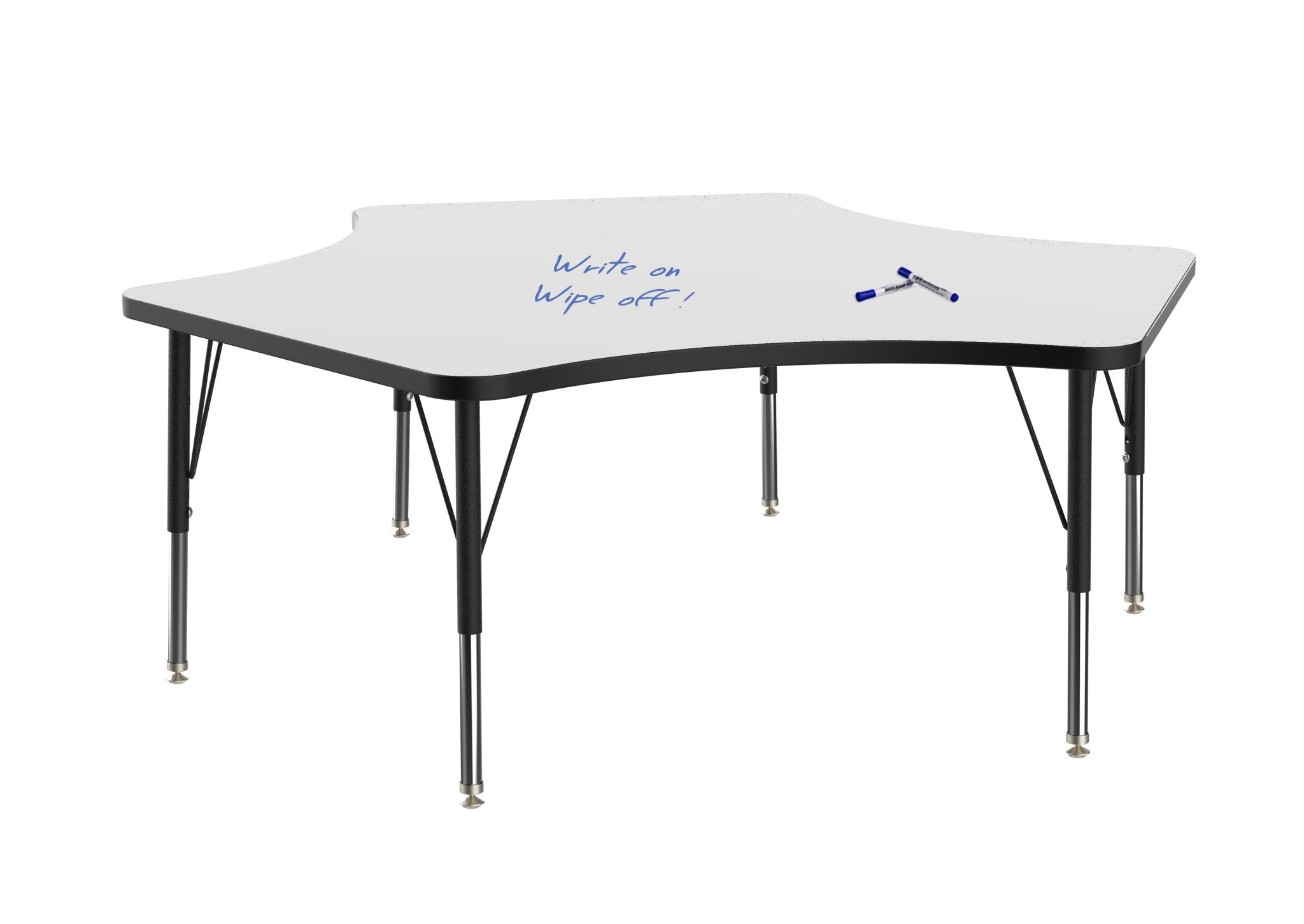 MG2200 Series Delta Activity Tables — Whiteboard — representative whiteboard tabletop; size and finish options vary