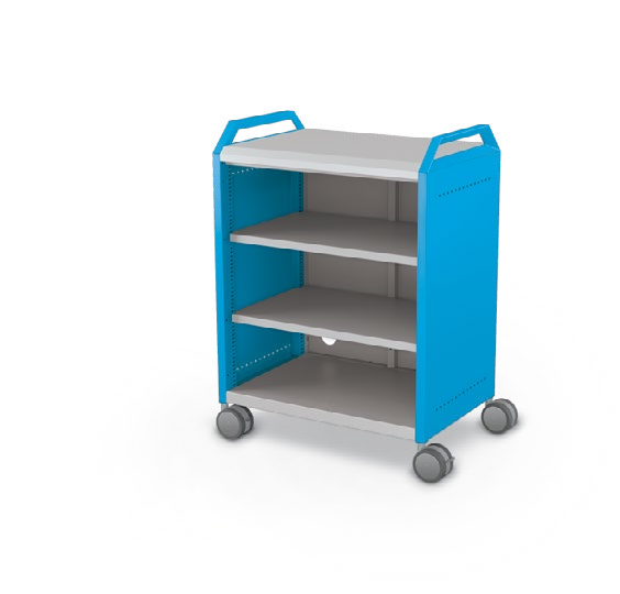 MooreCo Midi H2 — Standard / No Doors / Shelves / Handles. Verified matching front configuration; back panel is not visible. Finish representative.