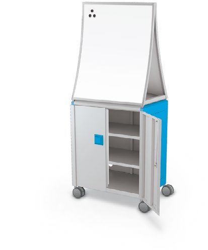 MooreCo Midi H2 — Standard / With Doors / Shelves / Ogee. Verified matching front configuration; back panel is not visible. Finish representative.