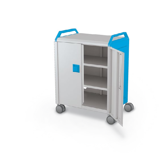MooreCo Midi H2 — Standard / With Doors / Shelves / Handles. Verified matching front configuration; back panel is not visible. Finish representative.