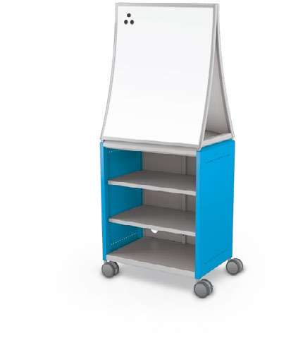 Midi H2 - Whiteboard — B2B1X1D1B0. Exact manufacturer configuration match; finish representative. Front view may not show back panel.