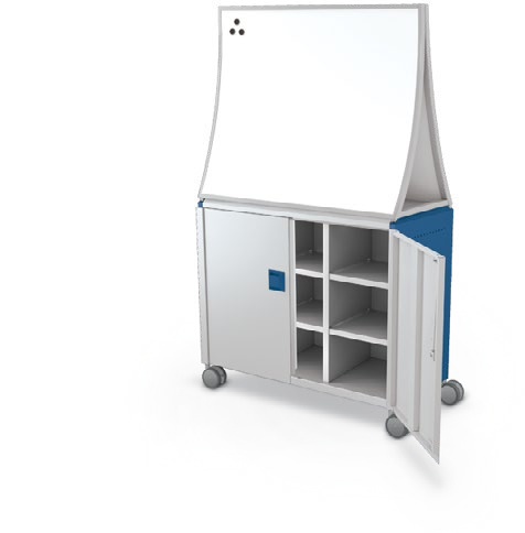 MooreCo Maxi H2 — Standard / With Doors / Cubbies / Ogee. Verified matching front configuration; back panel is not visible. Finish representative.