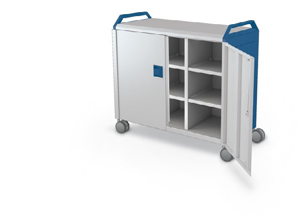 MooreCo Maxi H2 — Standard / With Doors / Cubbies / Handles. Verified matching front configuration; back panel is not visible. Finish representative.