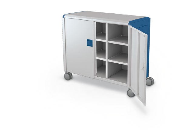 MooreCo Maxi H2 — Standard / With Doors / Cubbies. Verified matching front configuration; back panel is not visible. Finish representative.